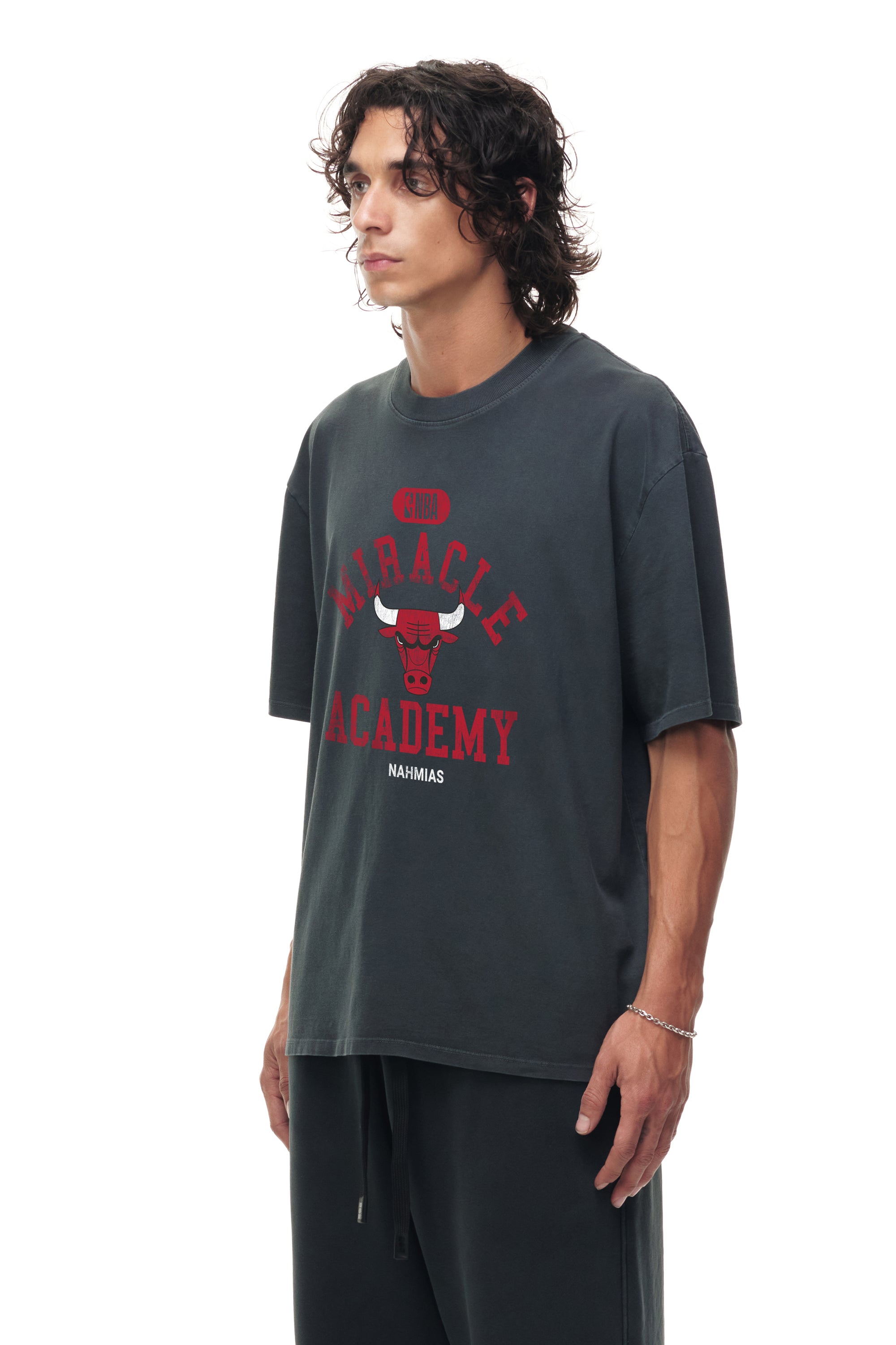 NEXUSⅦ. 24SS COLLEGE TRAINING CREW SHIRT Lakers X Miracle Academy Boxy T-shirt – NAHMIAS