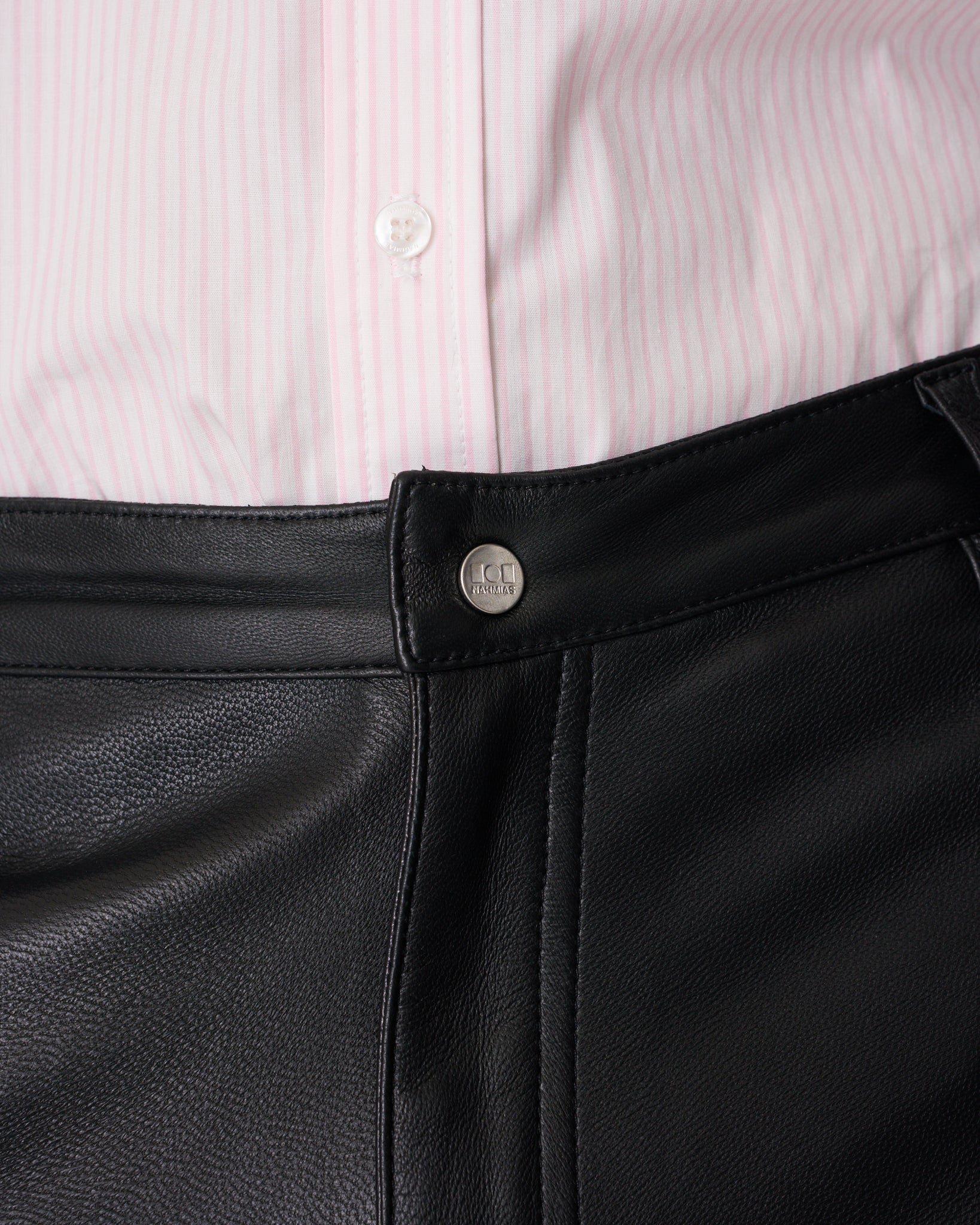 Leather Carpenter Pant