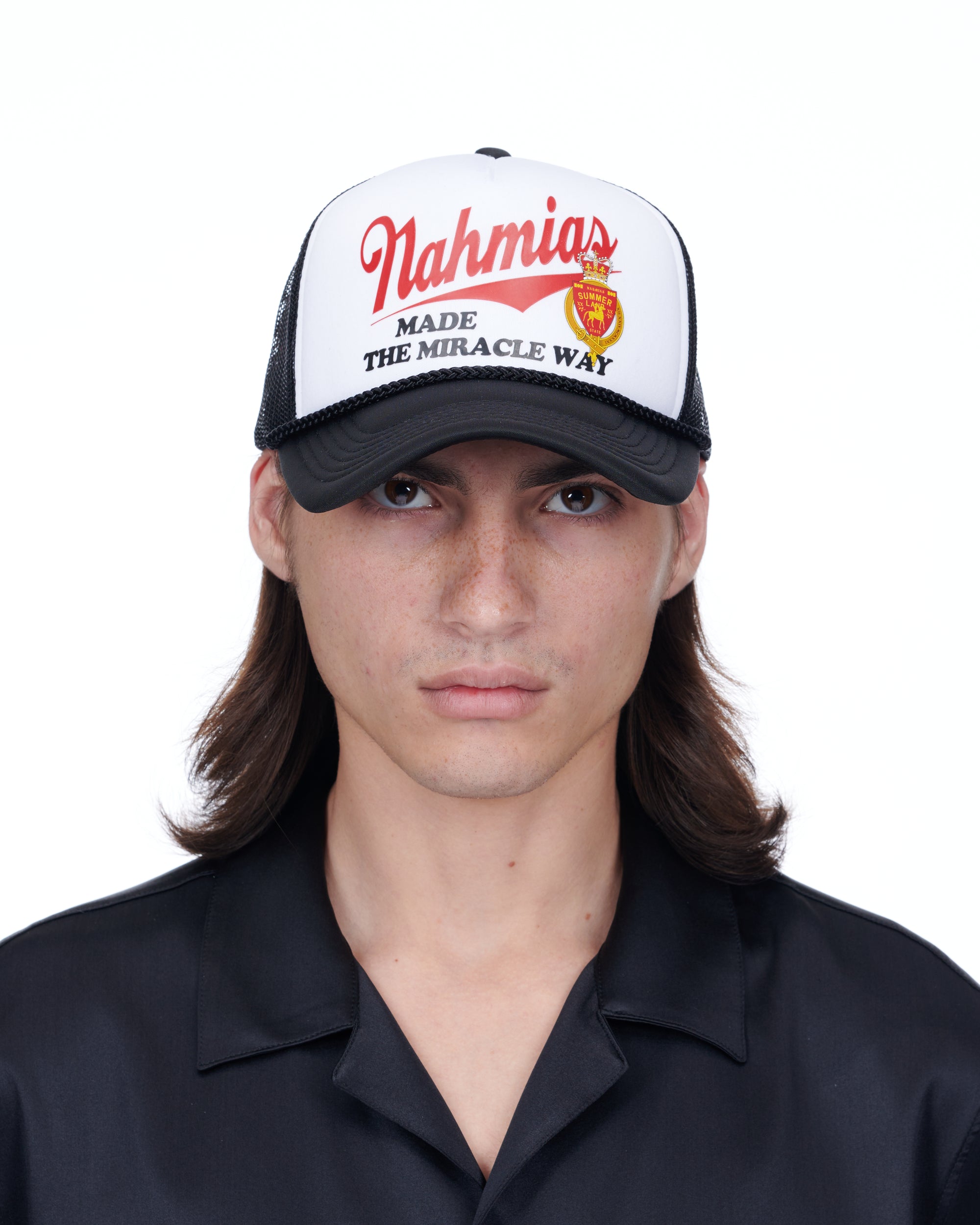 Miracle Way Trucker Hat in Black