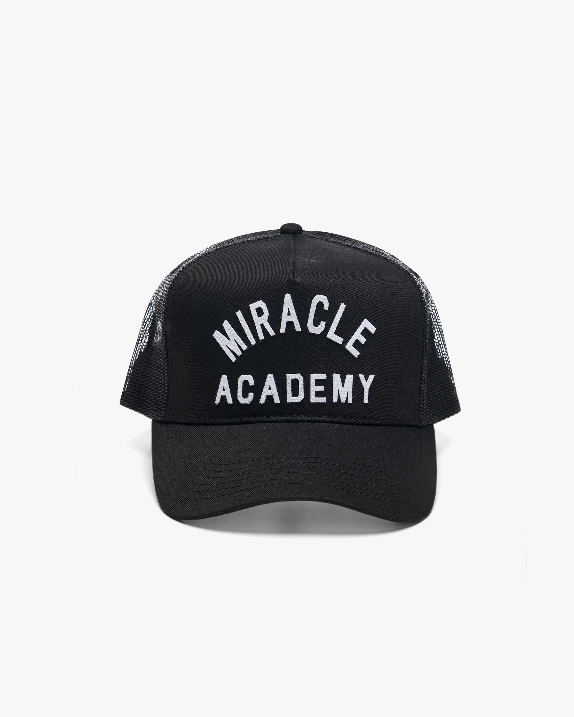 Miracle Academy Trucker Hat in Black