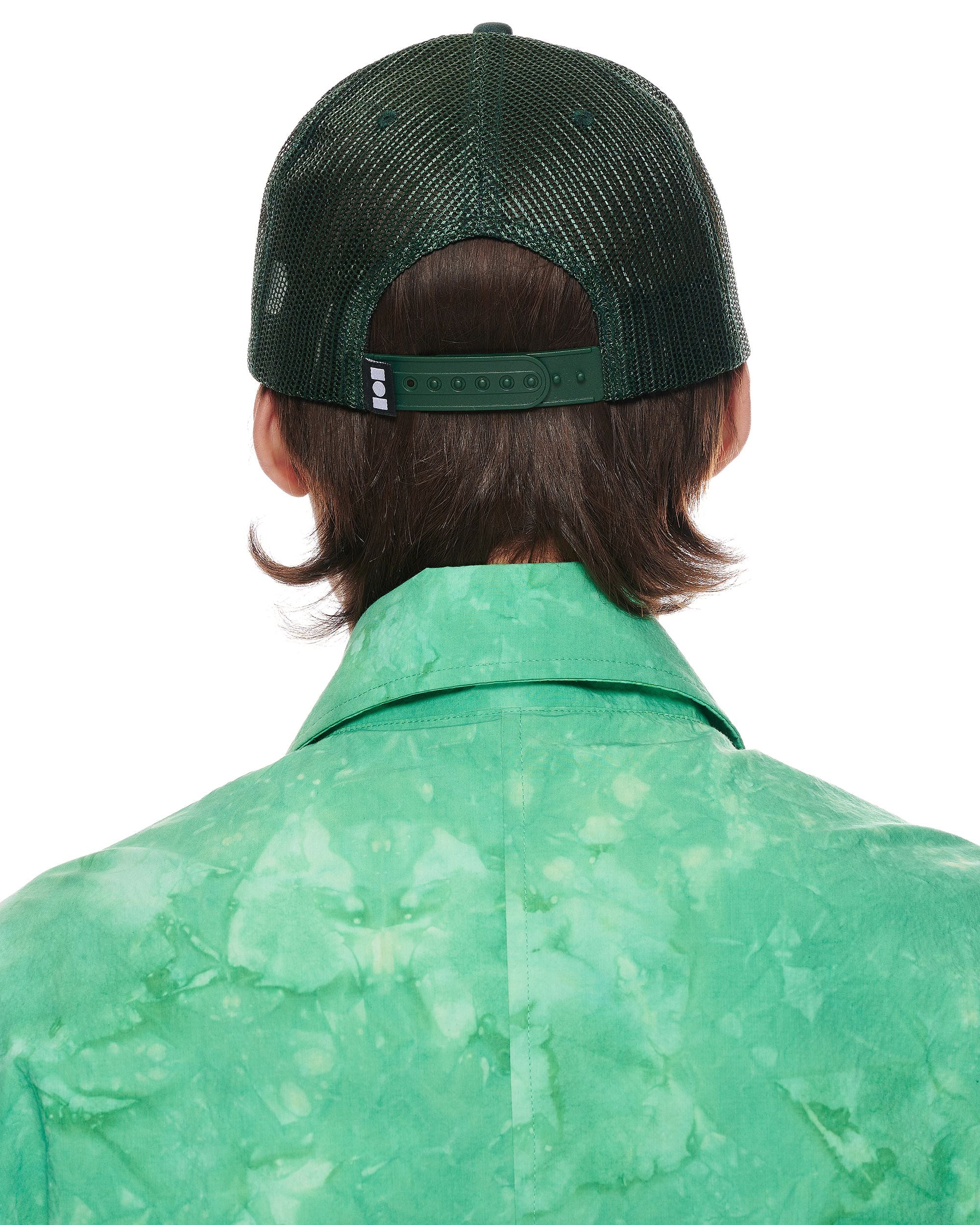 Miracle Way Trucker Hat in White and Green – NAHMIAS