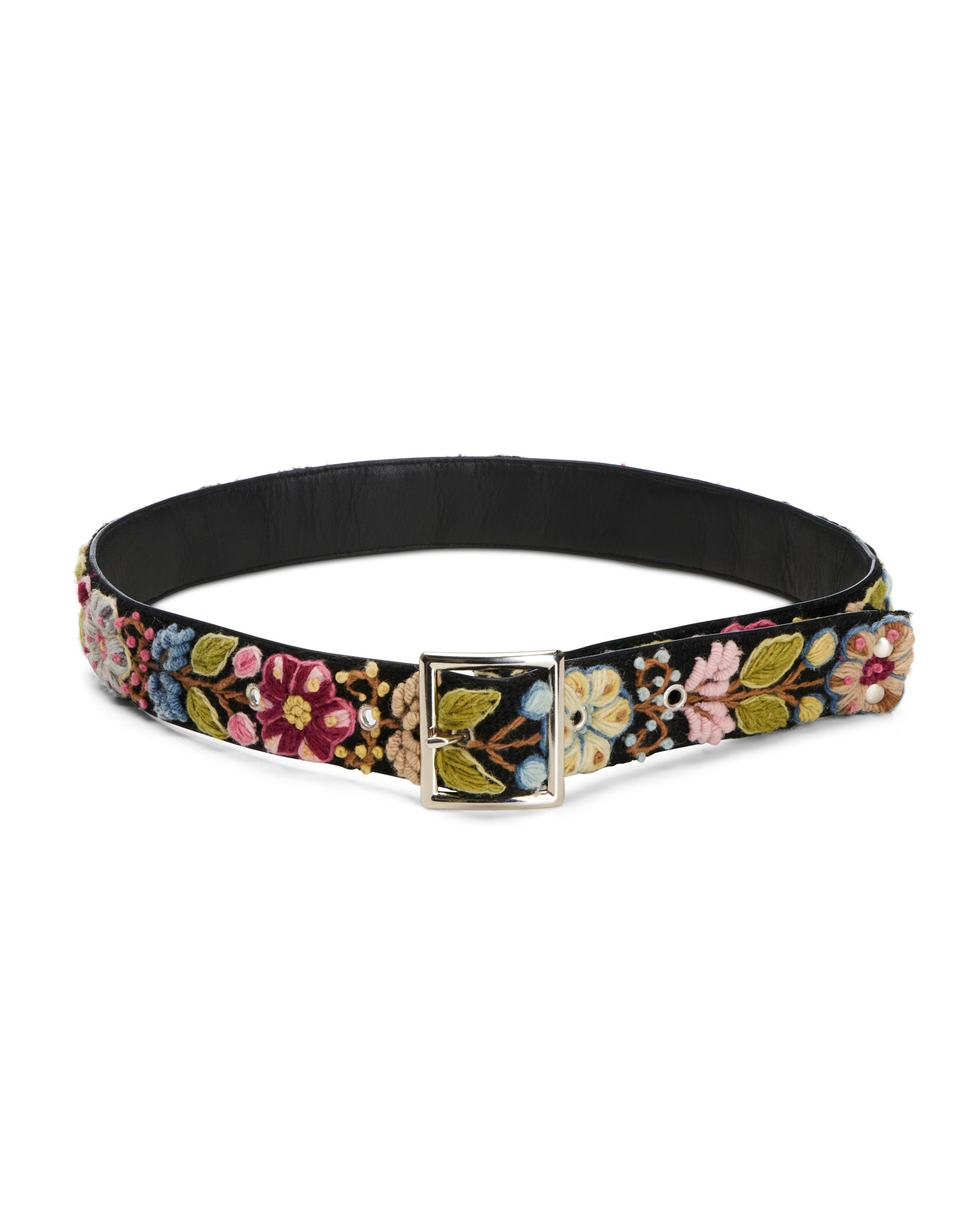 Crochet Floral Belt in Black – NAHMIAS