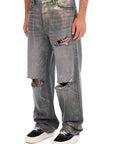 Oil Spill Baggy Jean