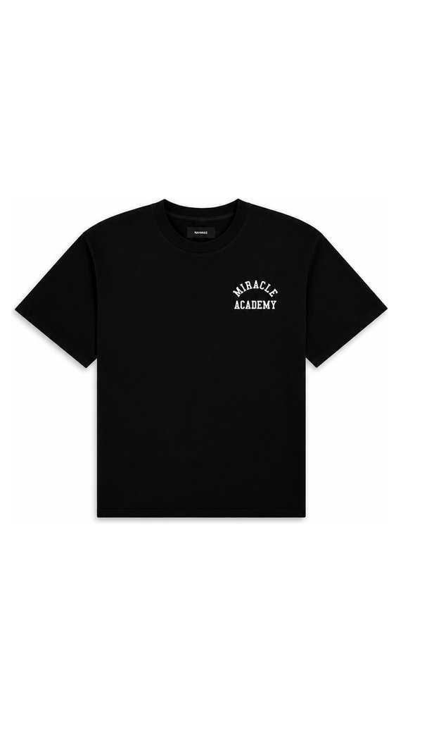 Miracle Academy Boxy T-shirt in Black