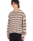 Striped Knit Boxy Crewneck