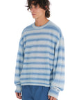 Striped Knit Boxy Crewneck