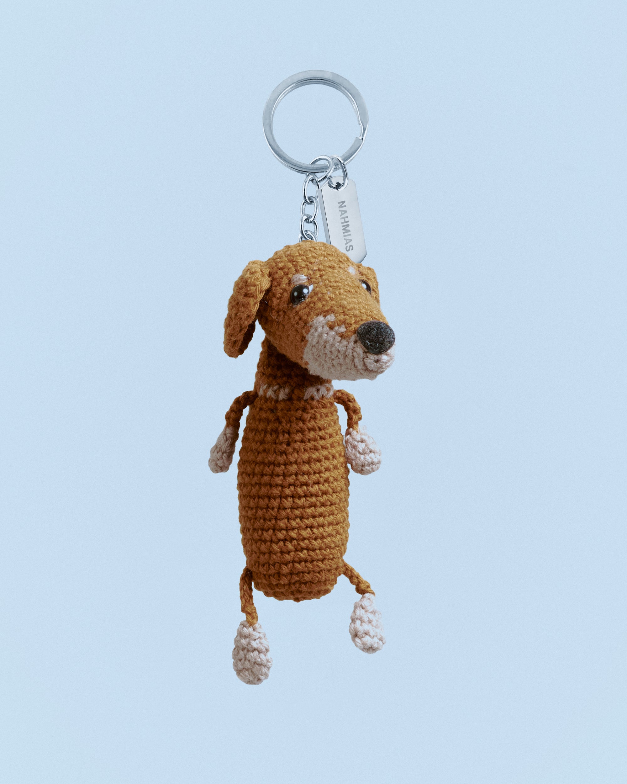 WHISKY CROCHET DOXIE KEYCHAIN