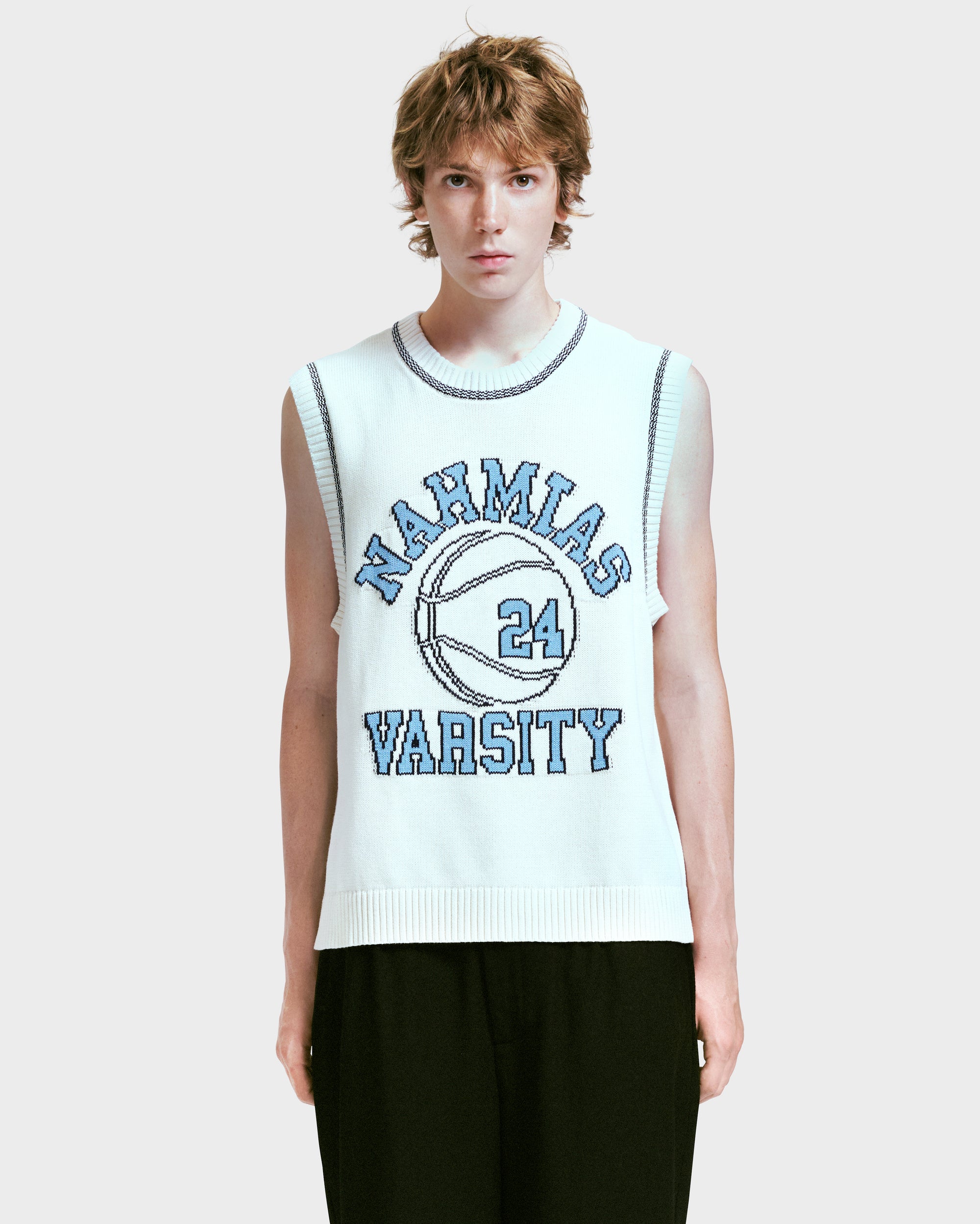 KNIT VARSITY BASKETBALL JERSEY