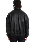 Leather Bomber Jacket