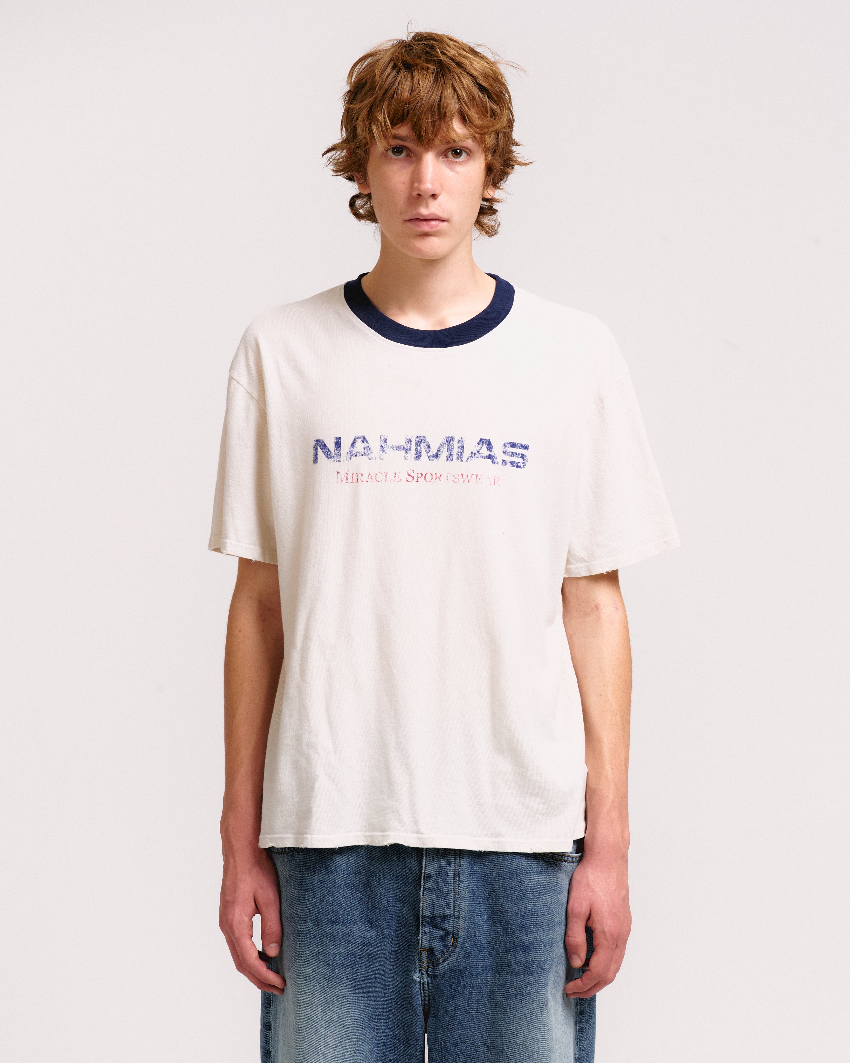 MIRACLE SPORTSWEAR RINGER TEE – NAHMIAS