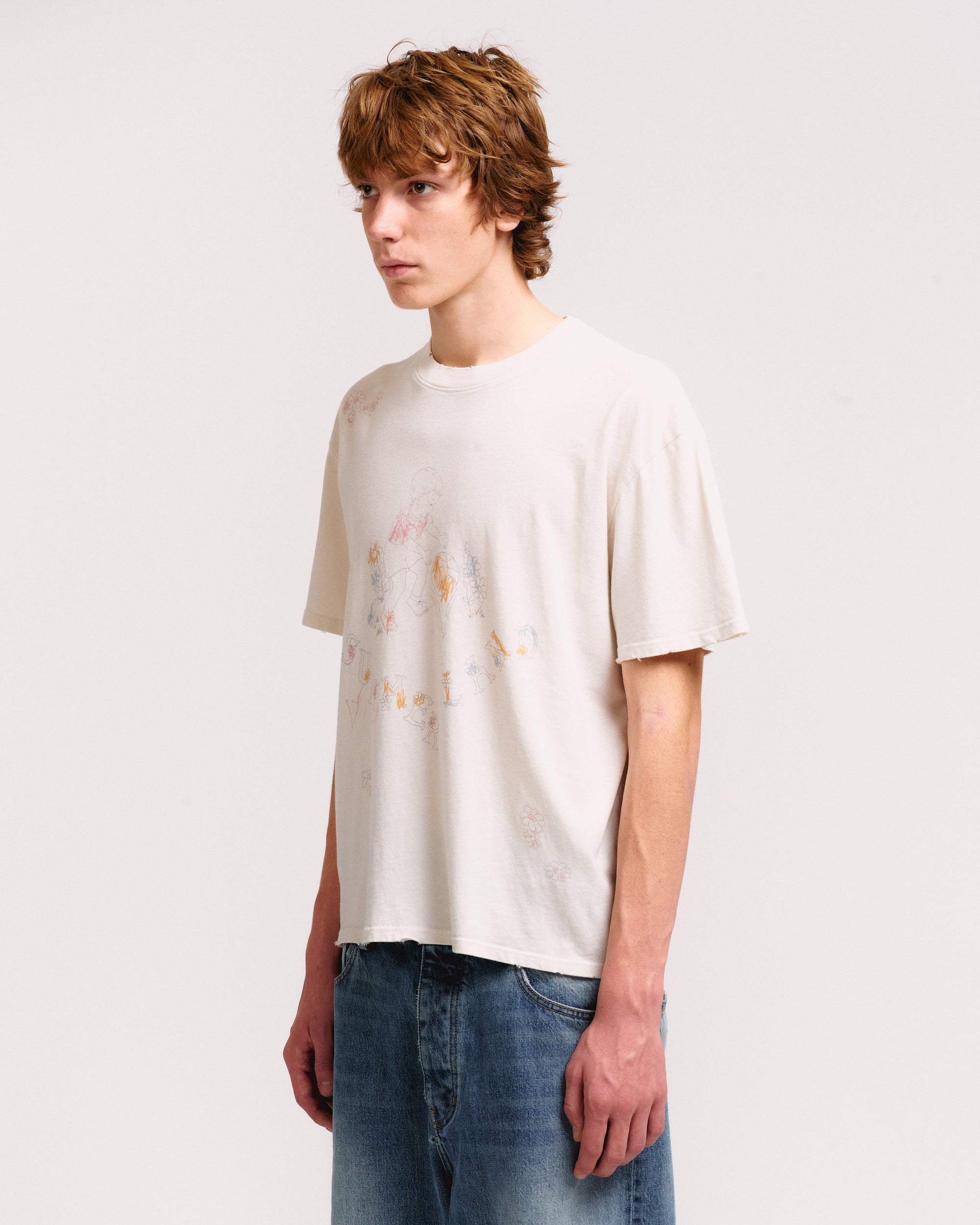 SCRIBBLE BOXY TEE