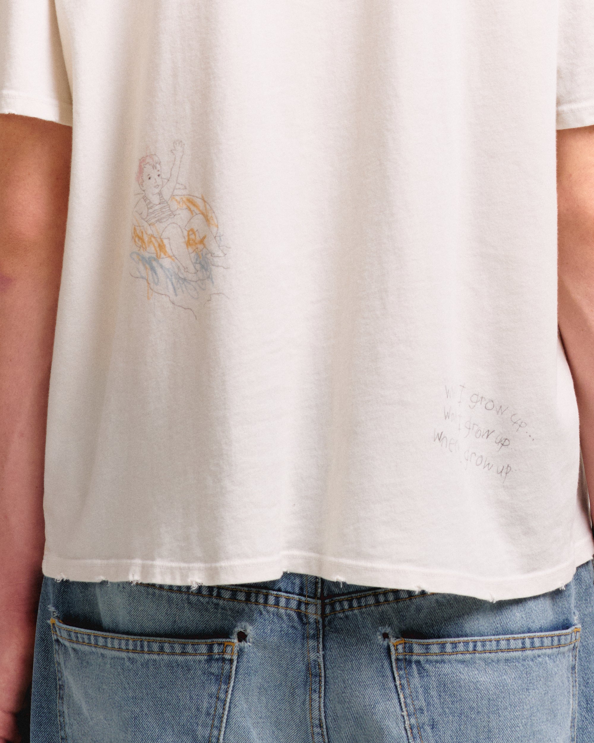 SCRIBBLE BOXY TEE