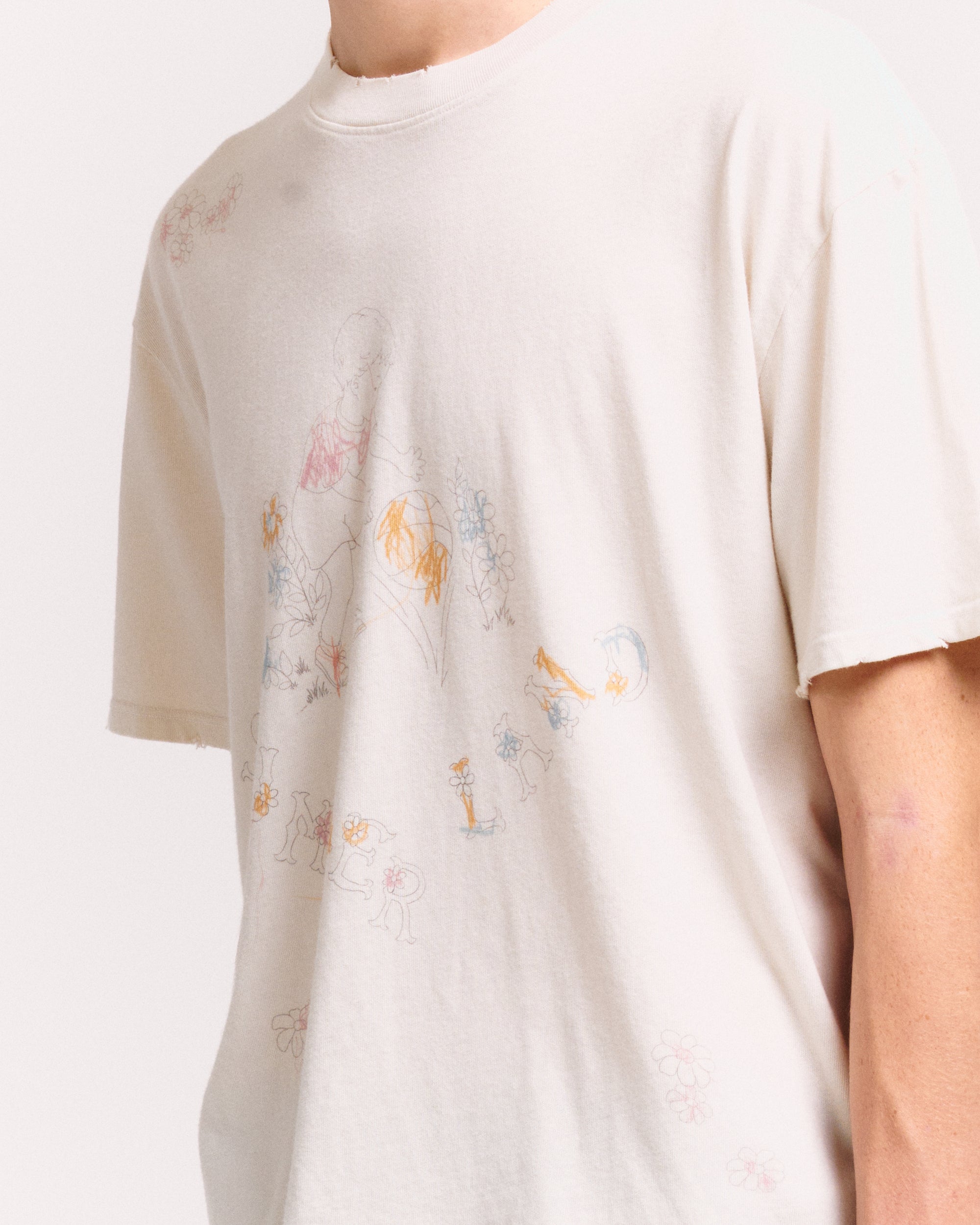 SCRIBBLE BOXY TEE