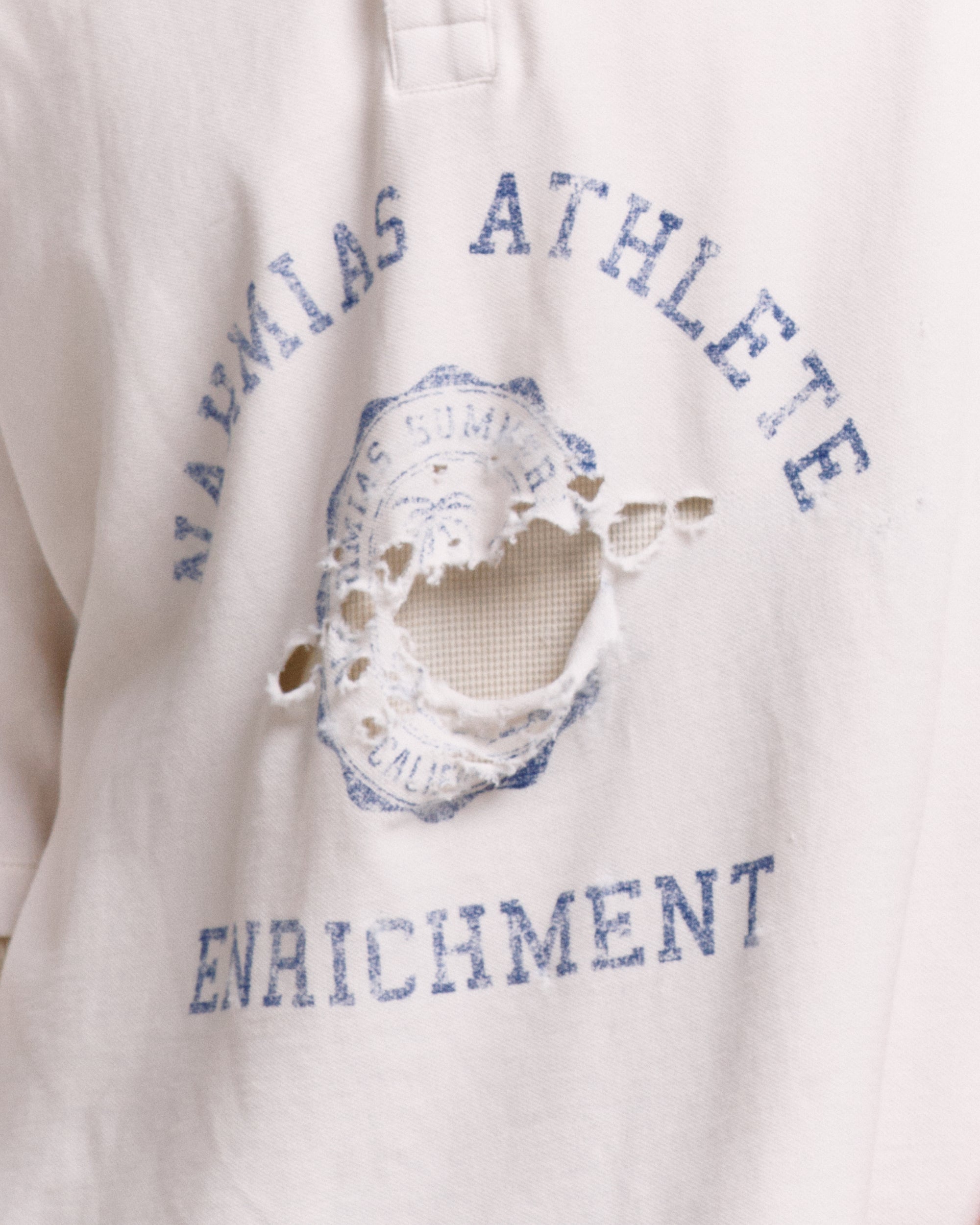 DESTROYED SHORT SLEEVE POLO