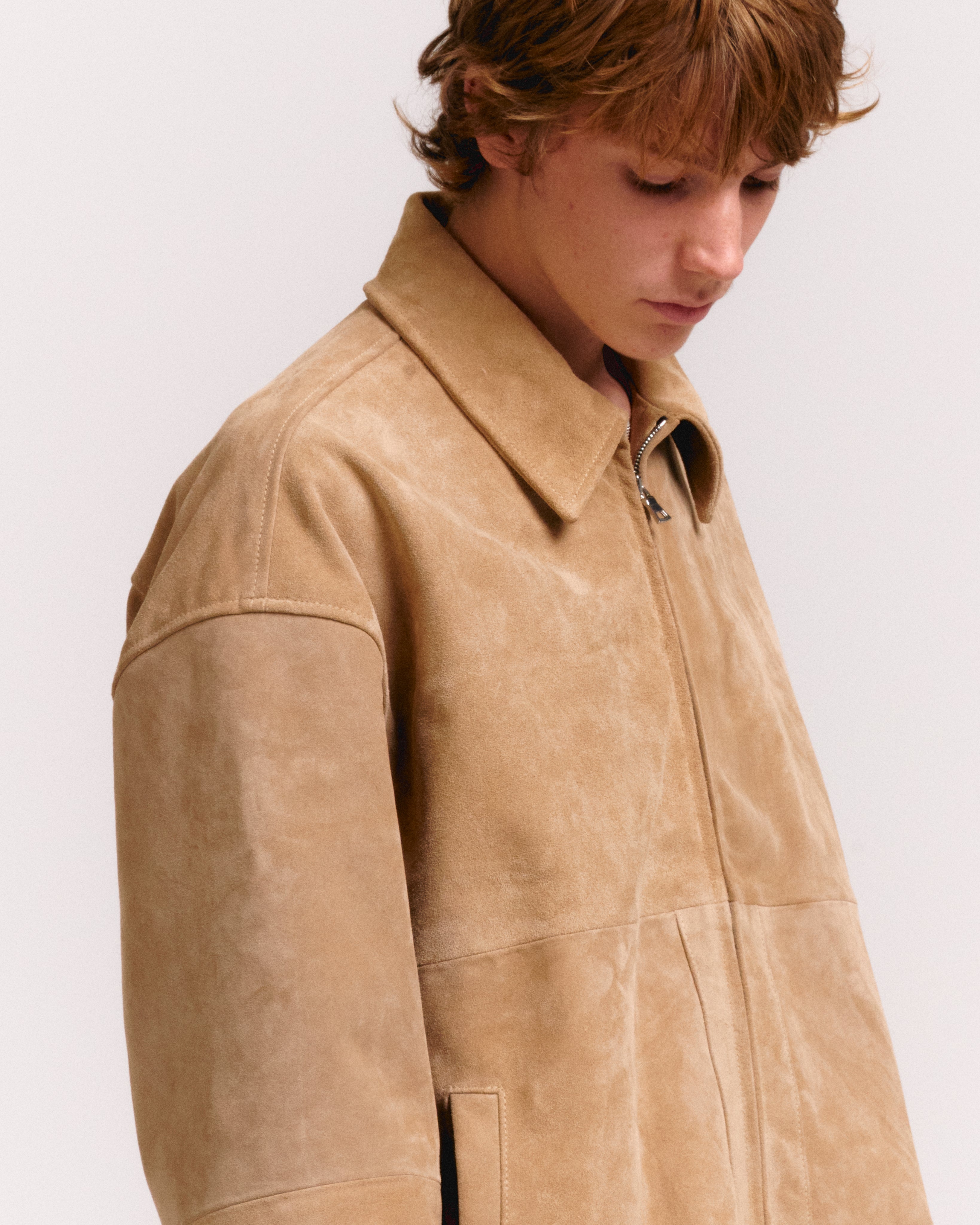 SUEDE STUDIO JACKET – NAHMIAS