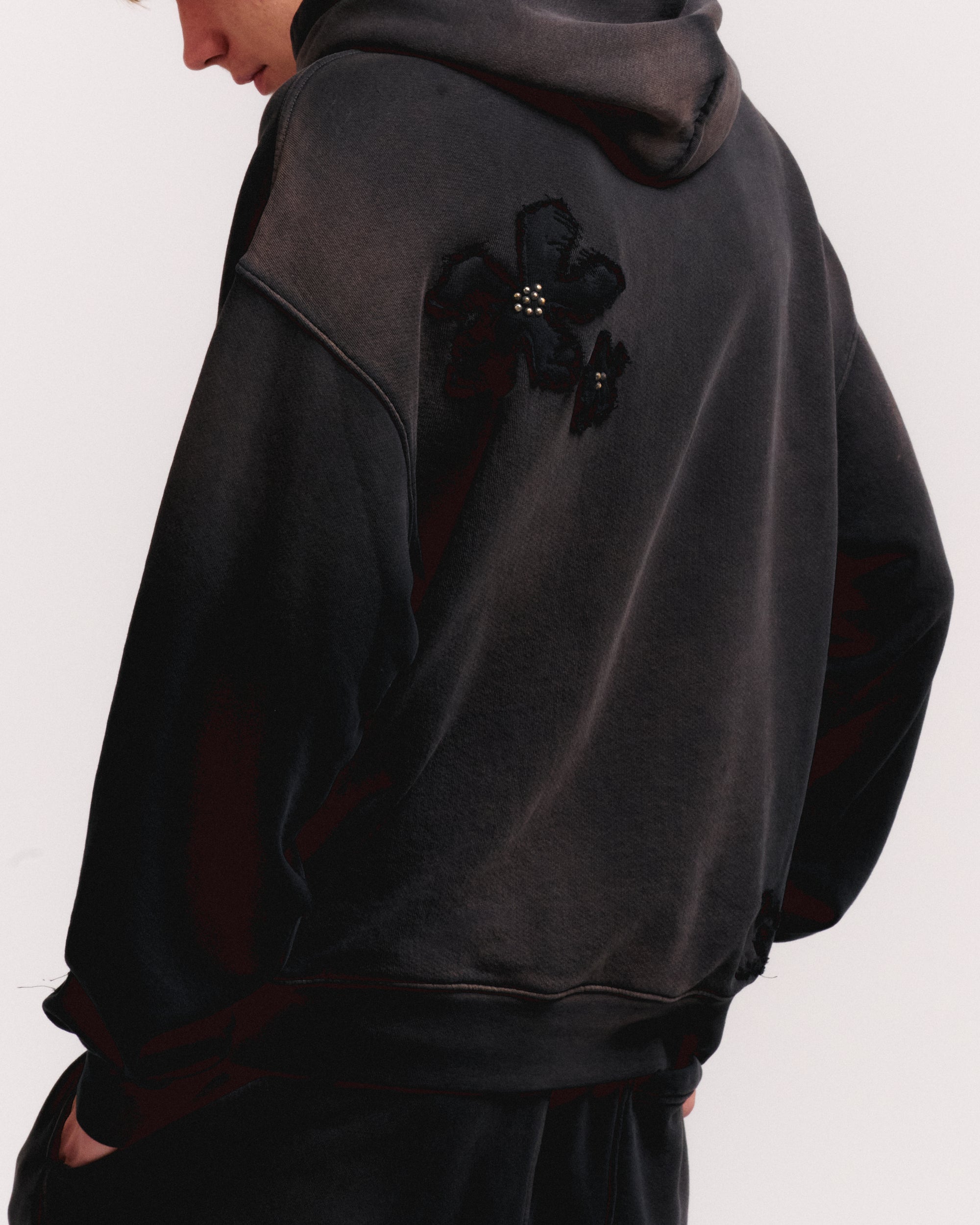 FLOWER PATCH HOODIE
