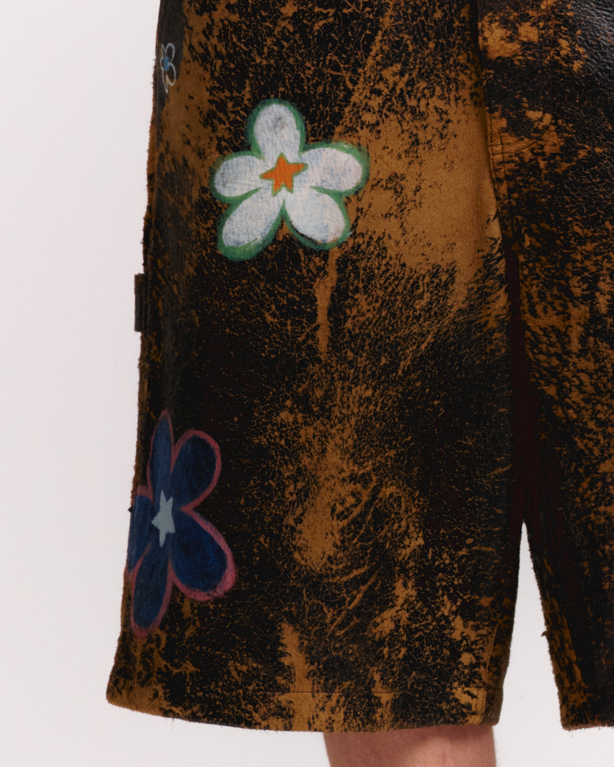 SUPER BLOOM LAMBSKIN CARPENTER SHORTS