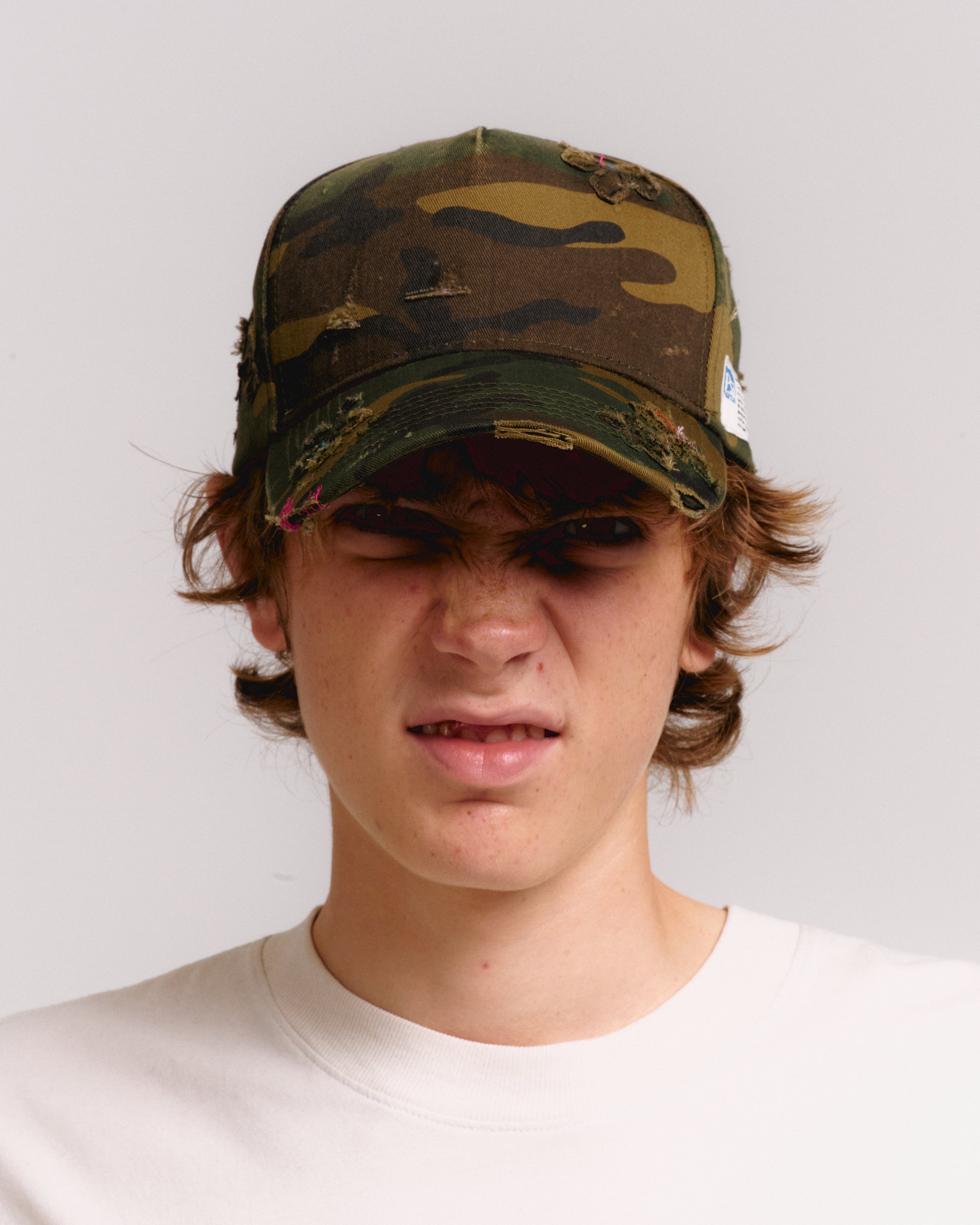 CAMO GARDENER TRUCKER HAT – NAHMIAS