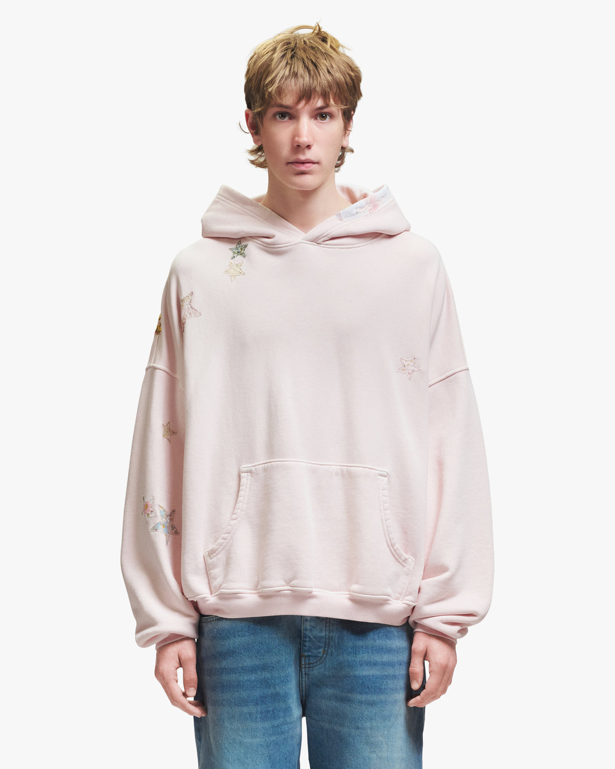 WASHOUT STAR PATCH HOODIE