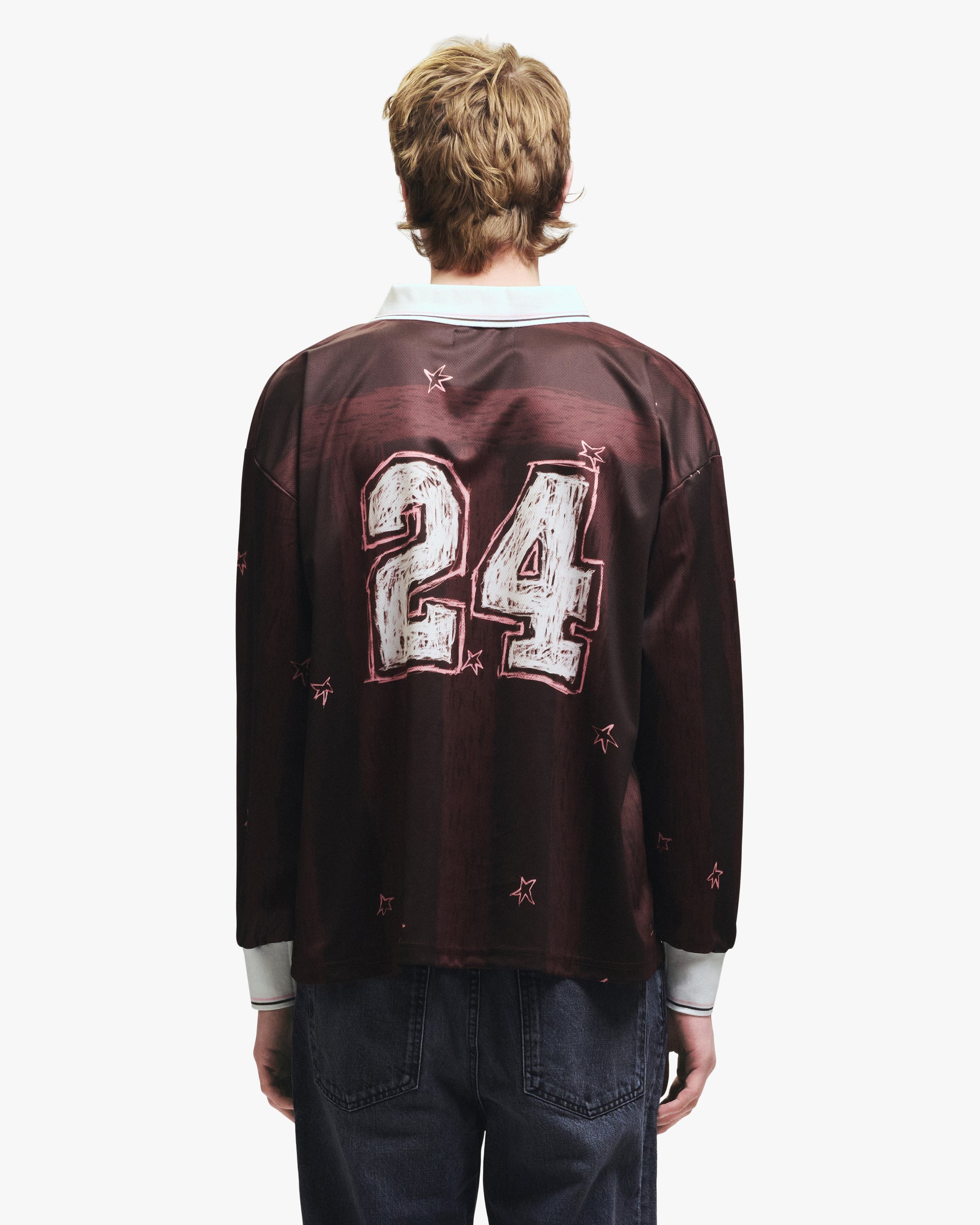 SCRIBBLE LONG SLEEVE SOCCER JERSEY