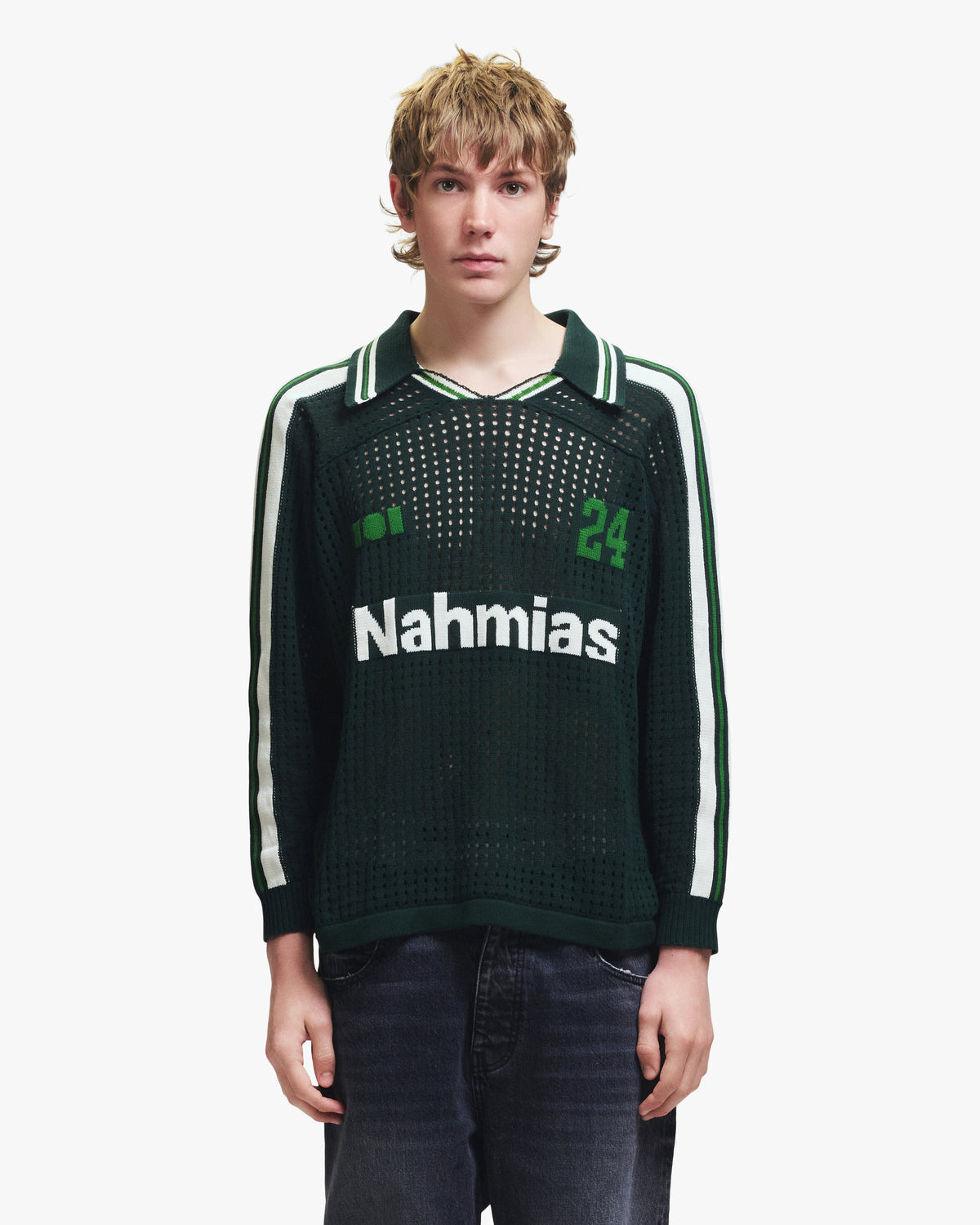 KNIT LONG SLEEVE SOCCER JERSEY