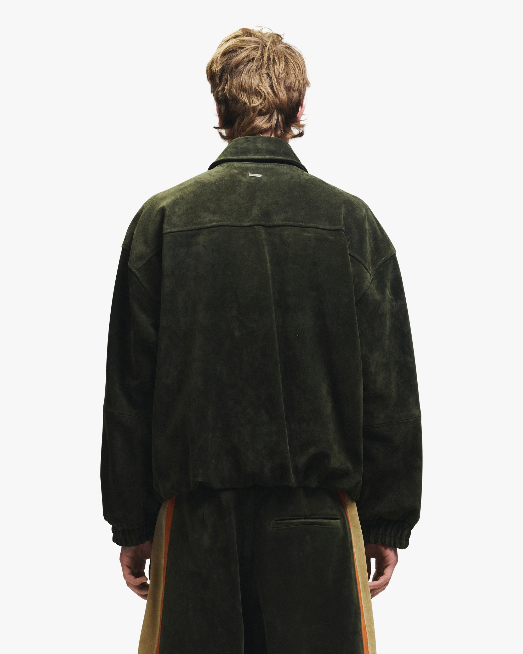 SUEDE COCOON BOMBER