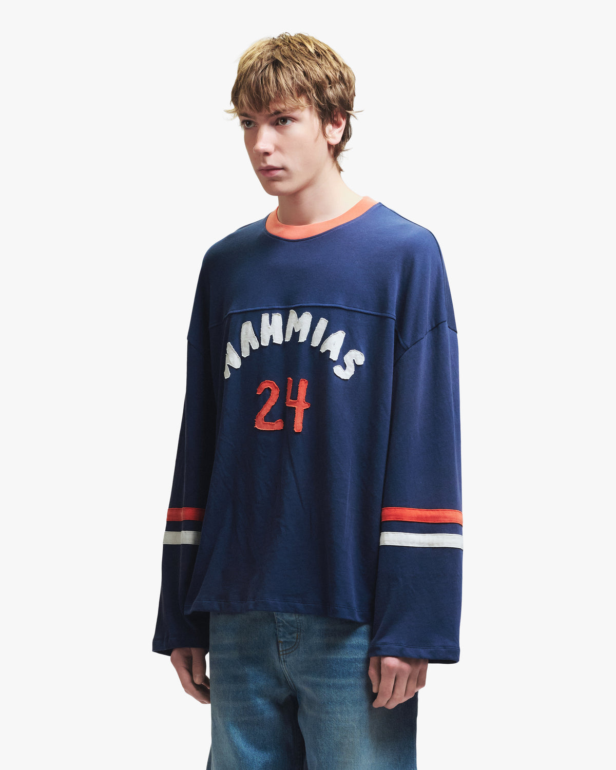 NAHMIAS VARSITY RINGER LONG SLEEVE