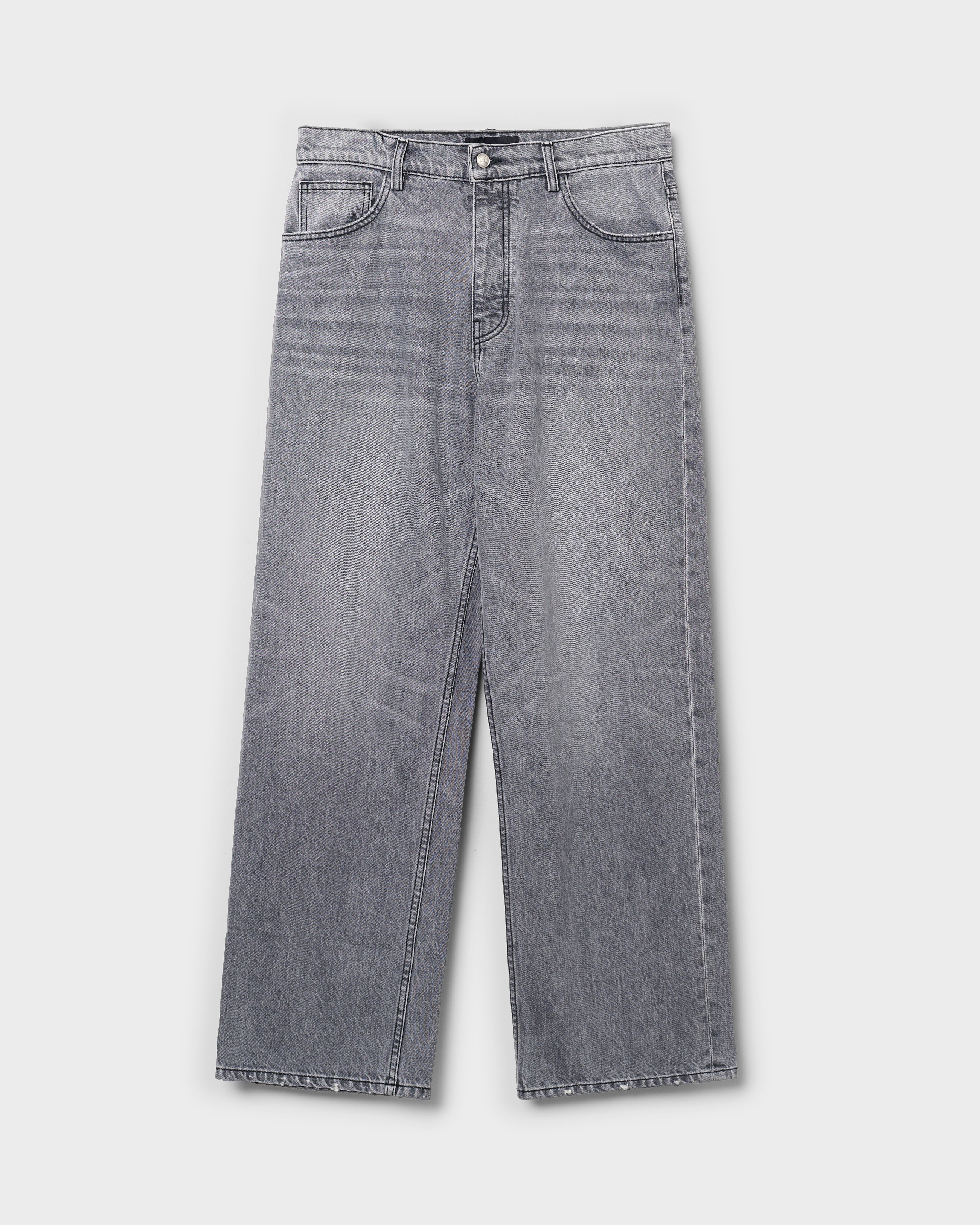 Grey Wash Baggy Jeans – NAHMIAS