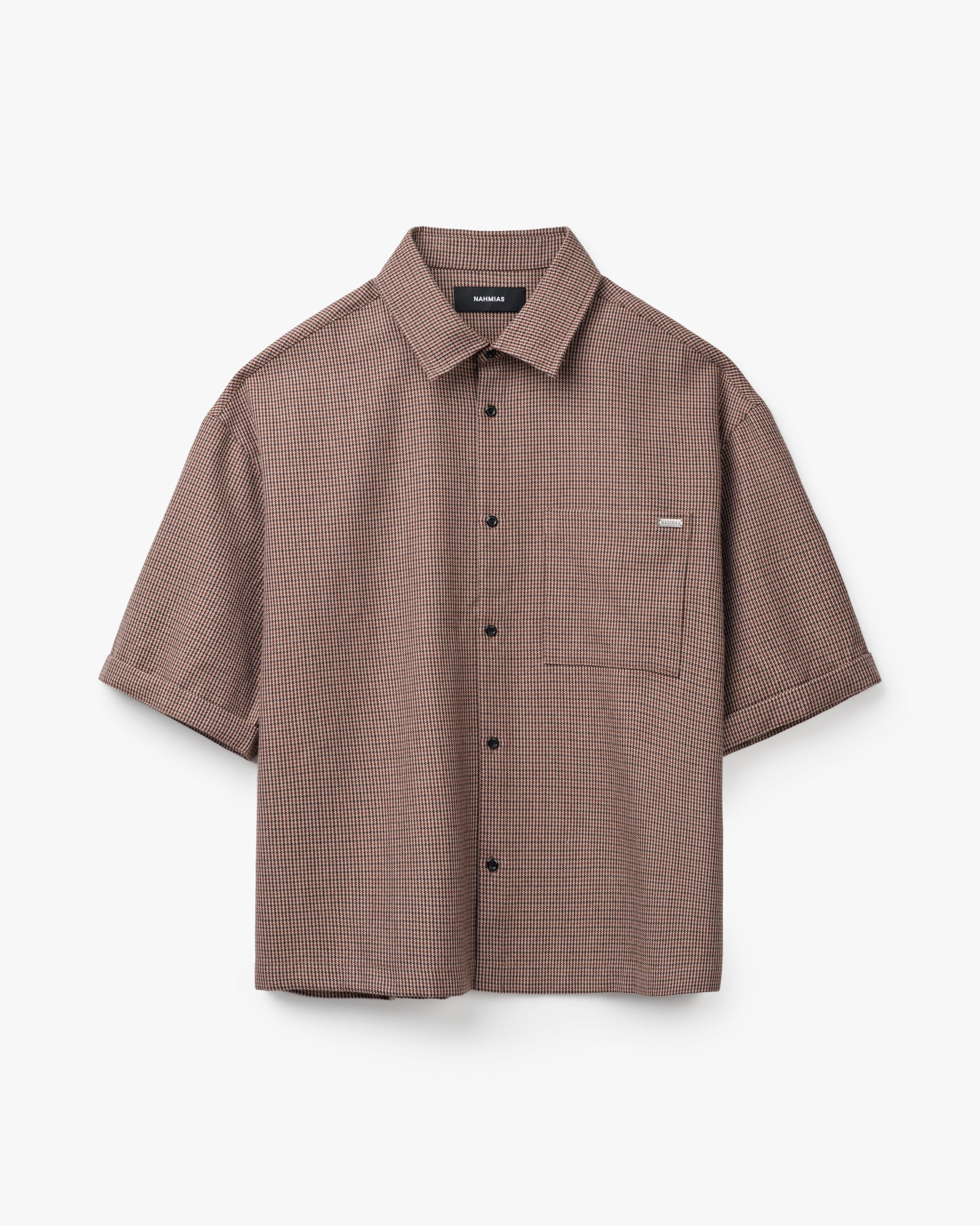 SUITING SHORT SLEEVE BUTTON UP