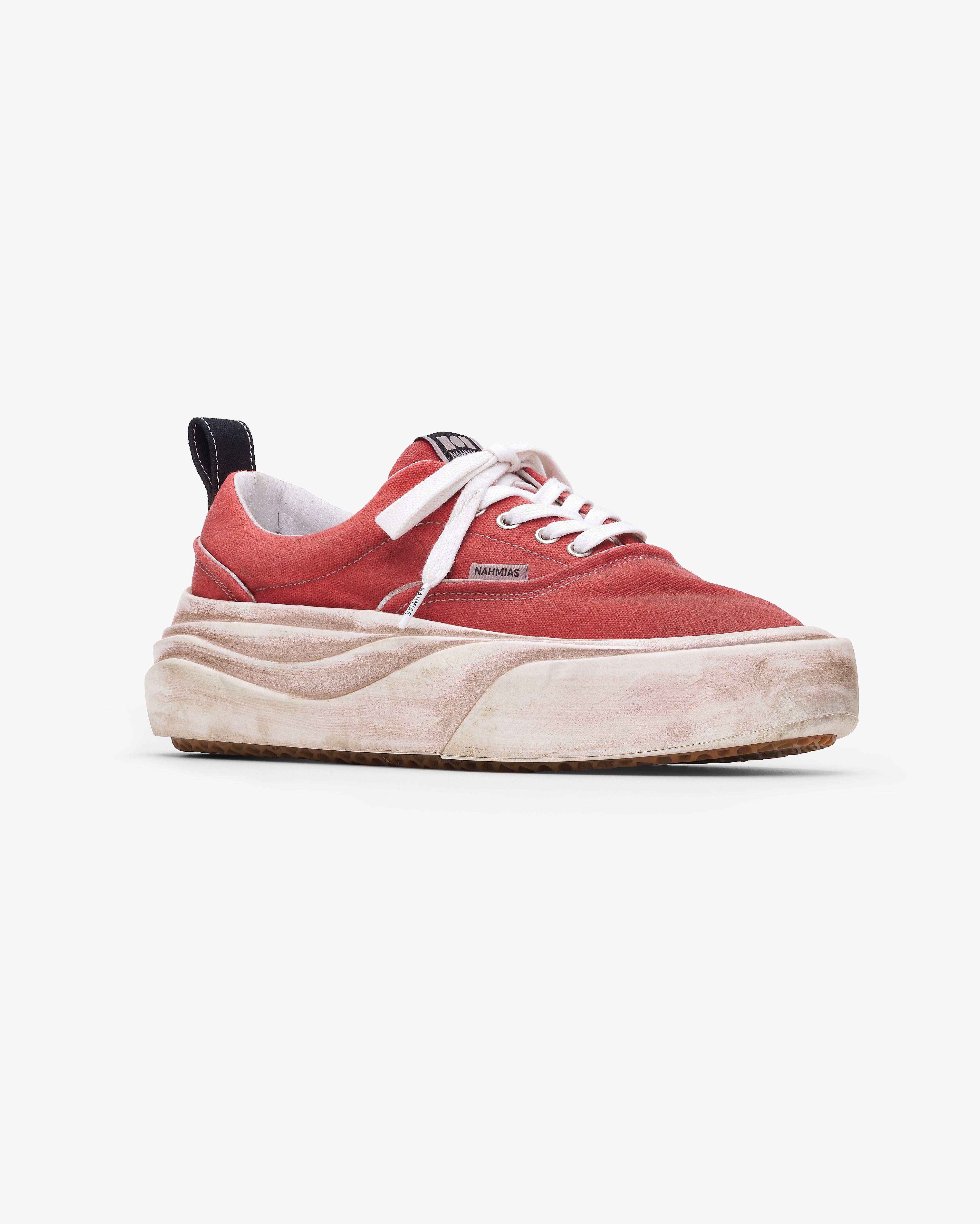 WORN CLAY OLLIE IN RED – NAHMIAS