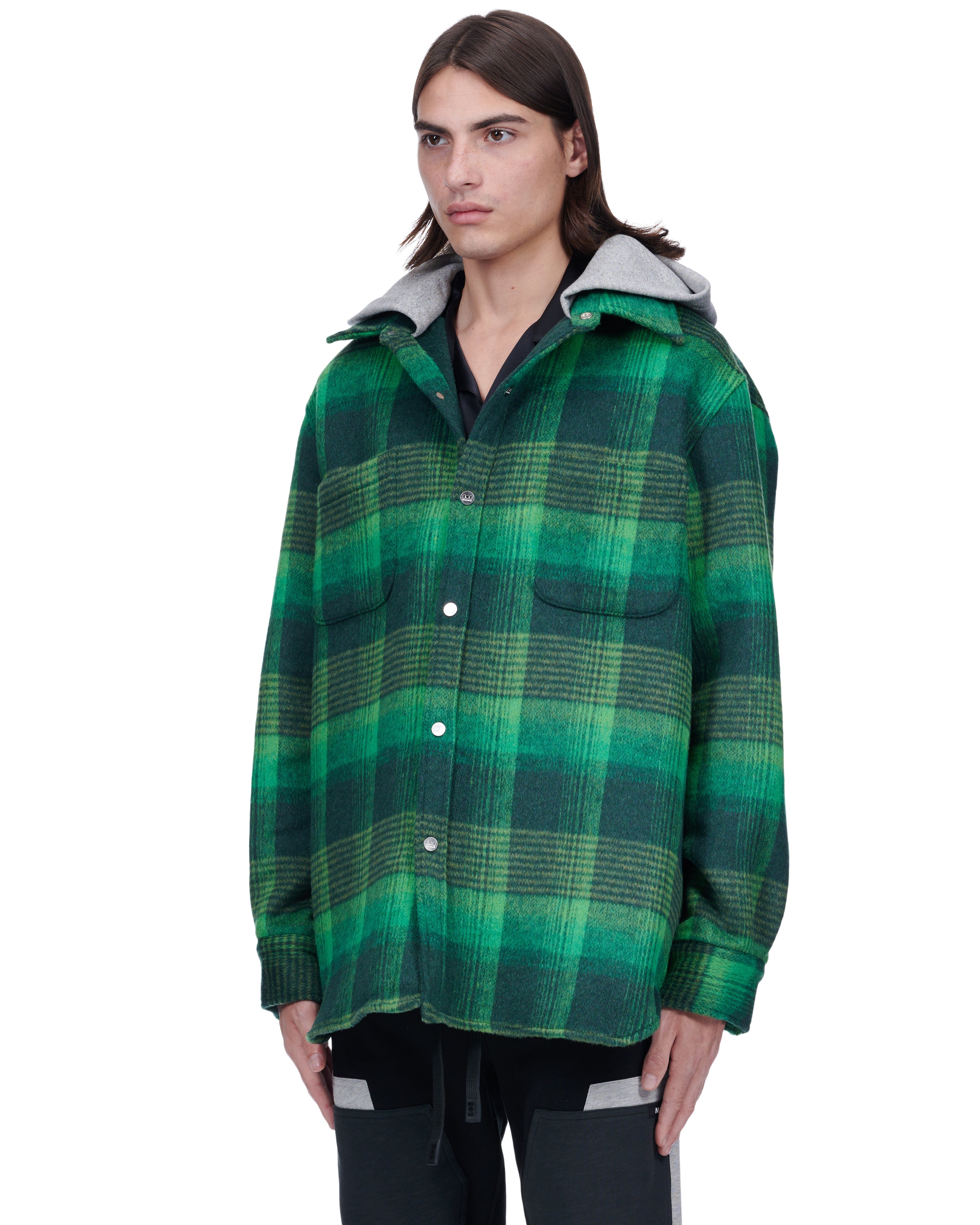 HOODED FLANNEL