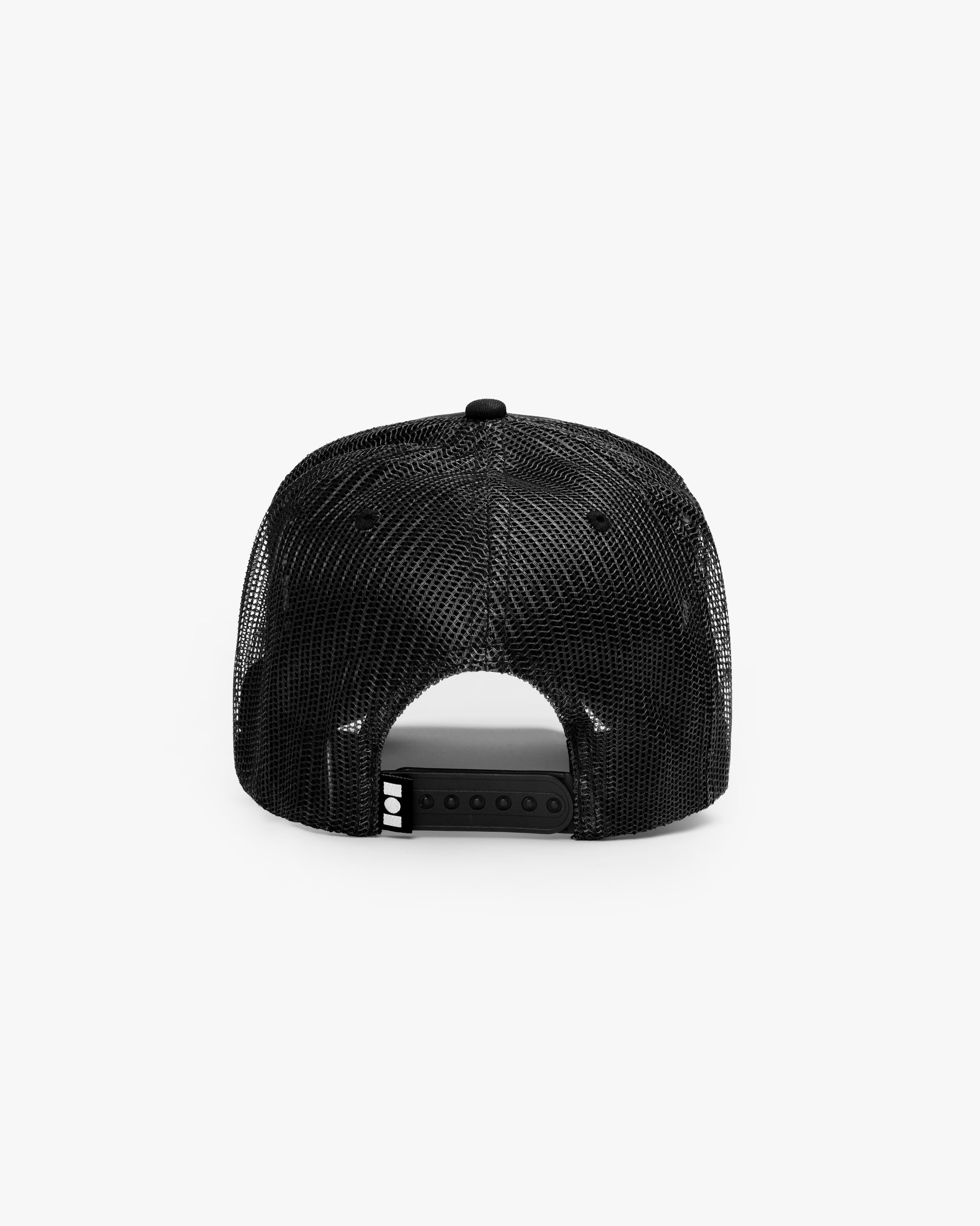 NAHMIAS BUBBLE EMBROIDERED ARCH TRUCKER