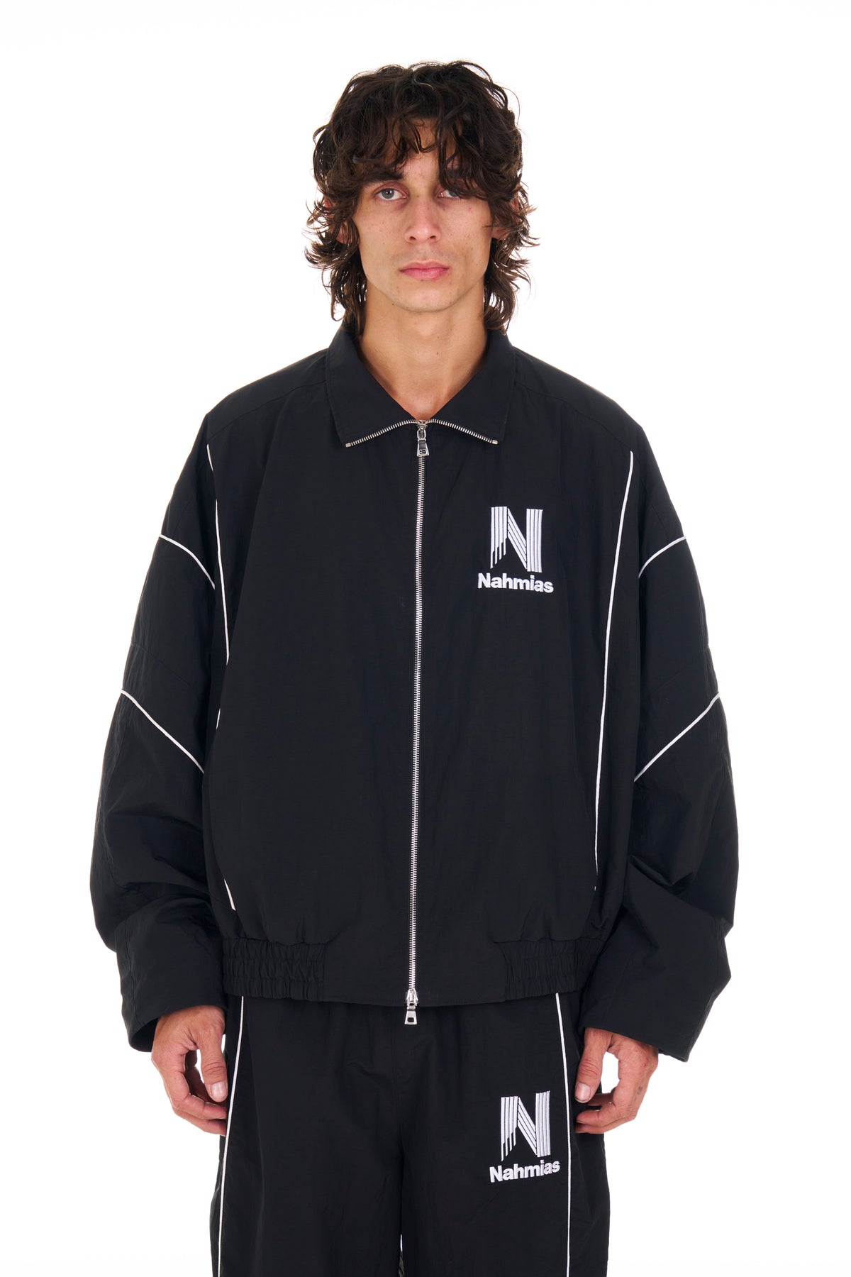 Warm Up Jacket Black NAHMIAS Marty Supreme A24 Jacket 黒