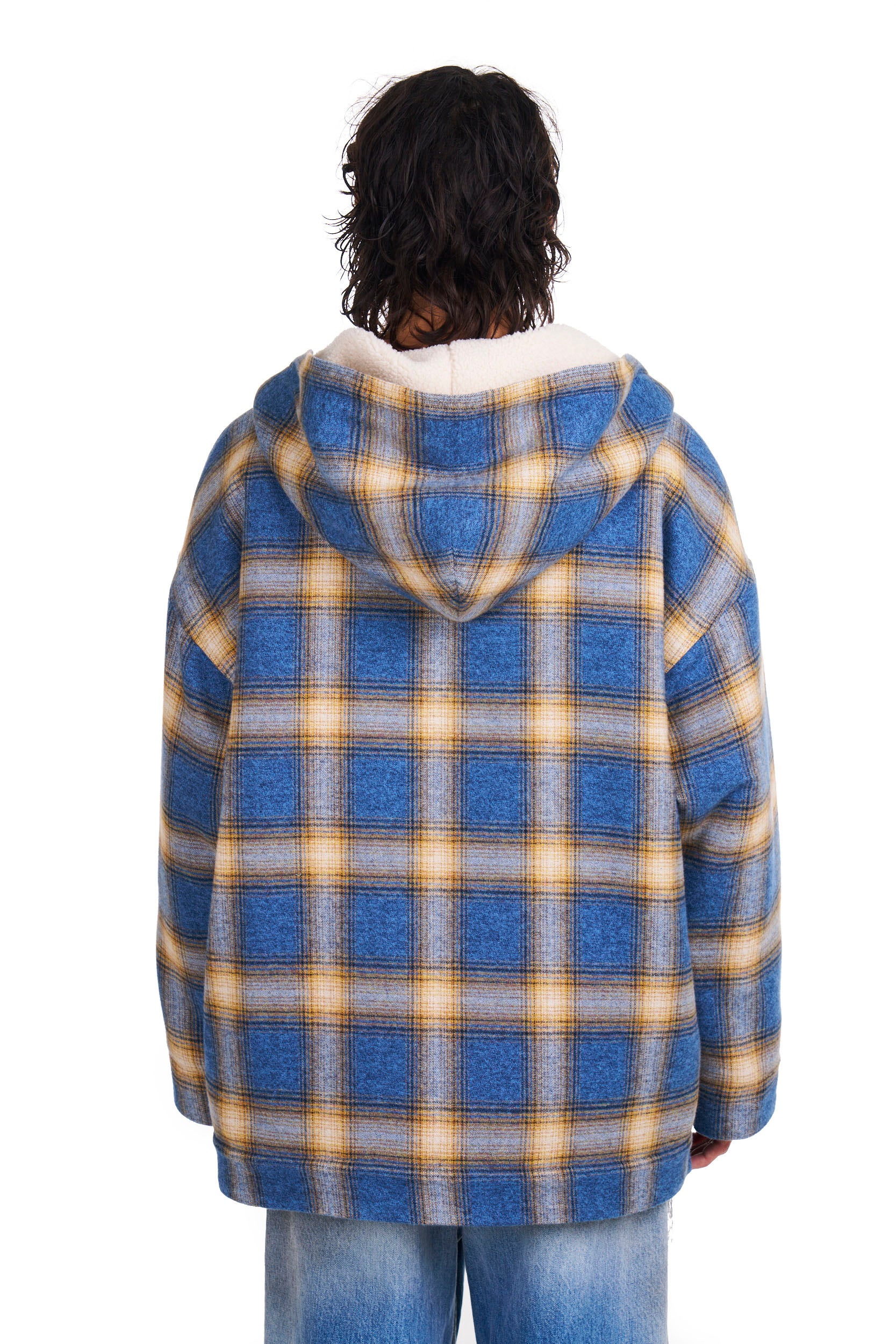 plaid Hooded Sweatshirt サボテン Plaid Relaxed Surf Hoodie – NAHMIAS