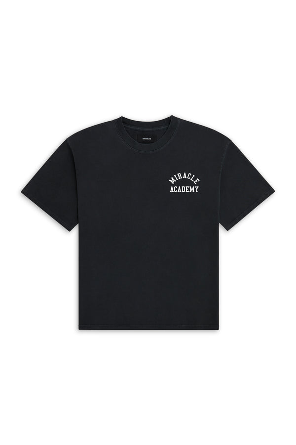 Miracle Academy Boxy T-shirt in Sunfade Black