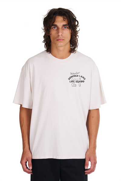 Life Guard Script Boxy T-shirt – NAHMIAS