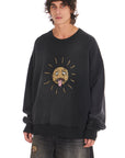 Beaded Sun Crewneck