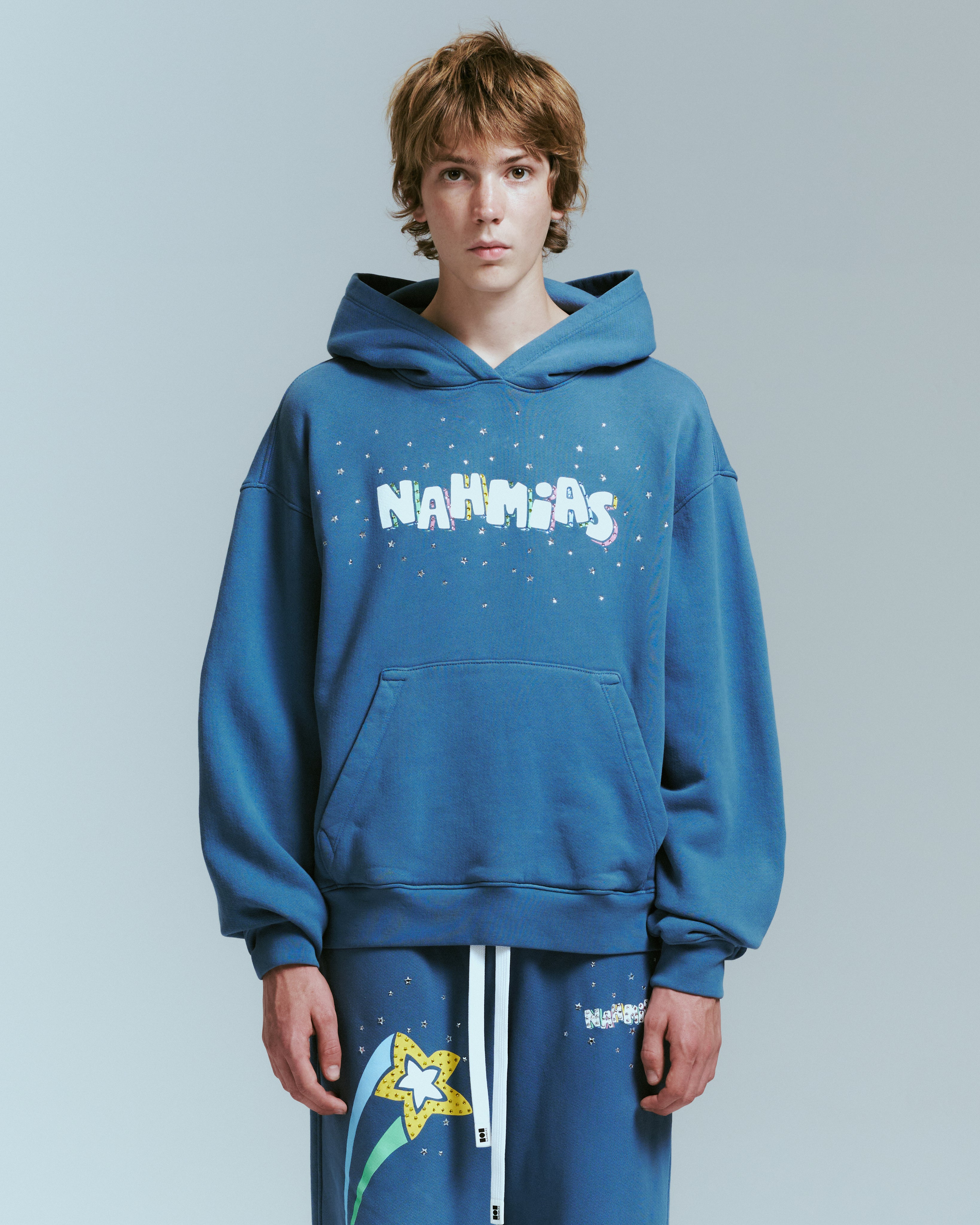 FLOWER TRIP CRYSTAL HOODIE – NAHMIAS