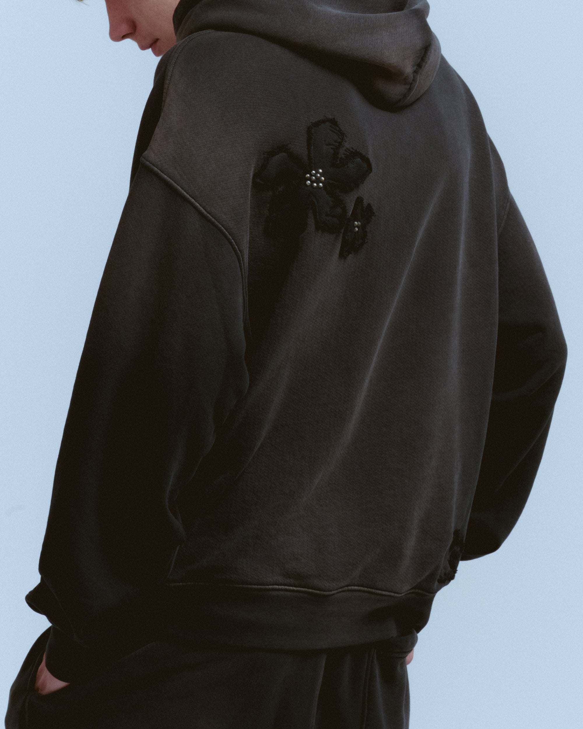 FLOWER PATCH HOODIE