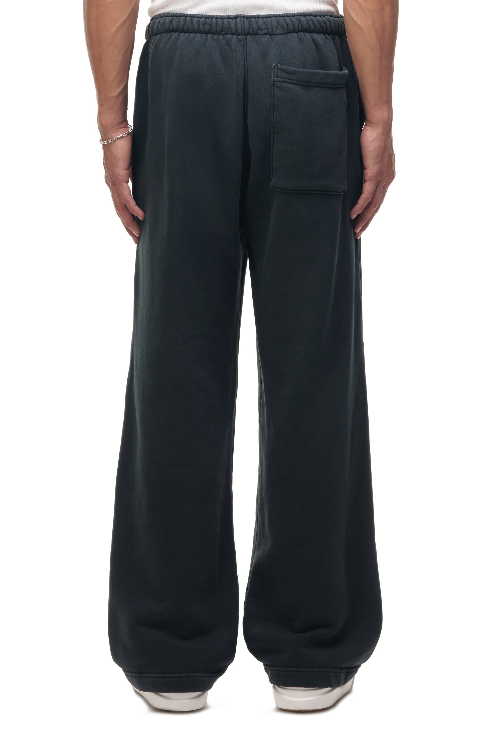 Miracle Academy Wide Sweatpants in Black Sunfade – NAHMIAS