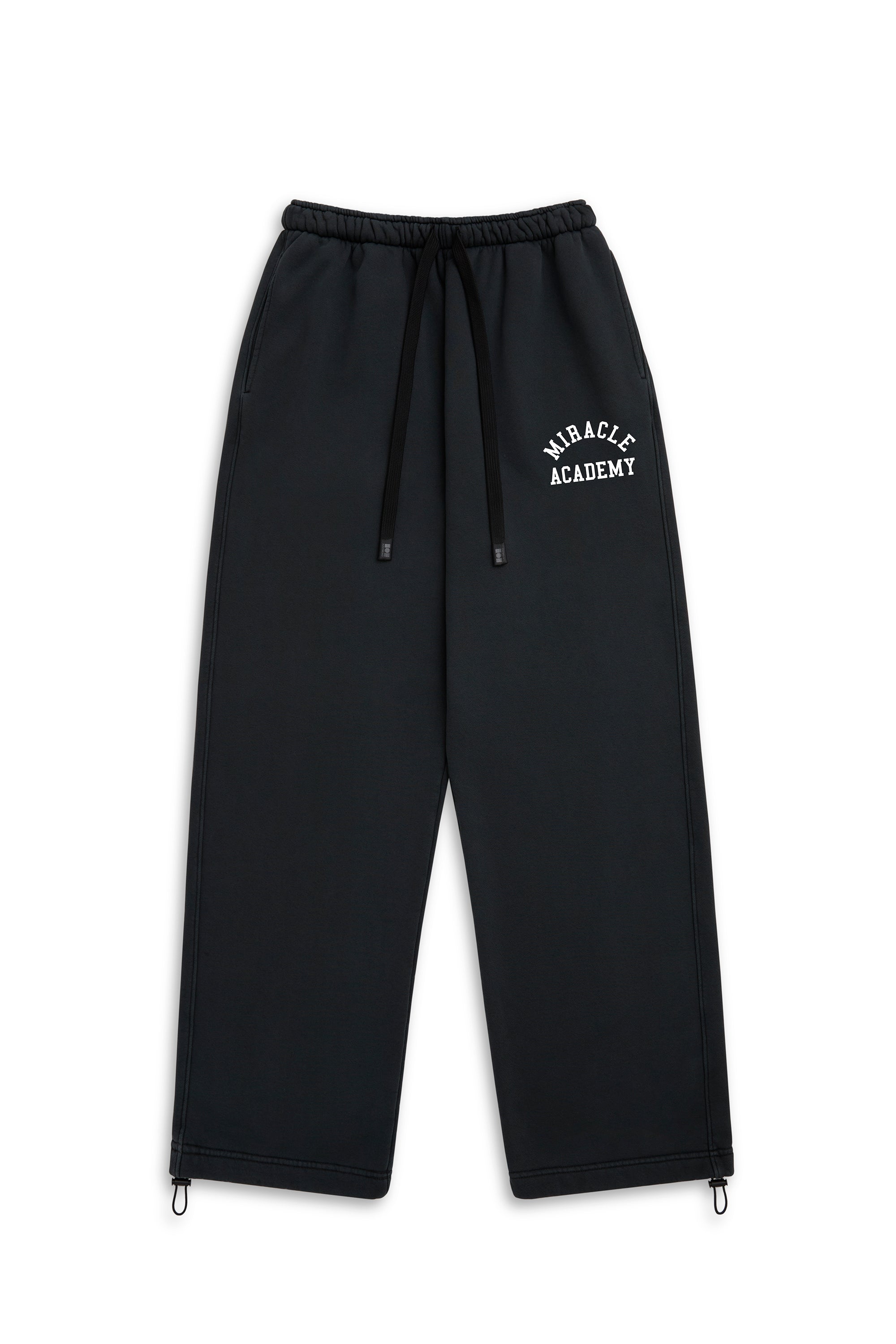Miracle Academy Wide Sweatpants in Black Sunfade – NAHMIAS