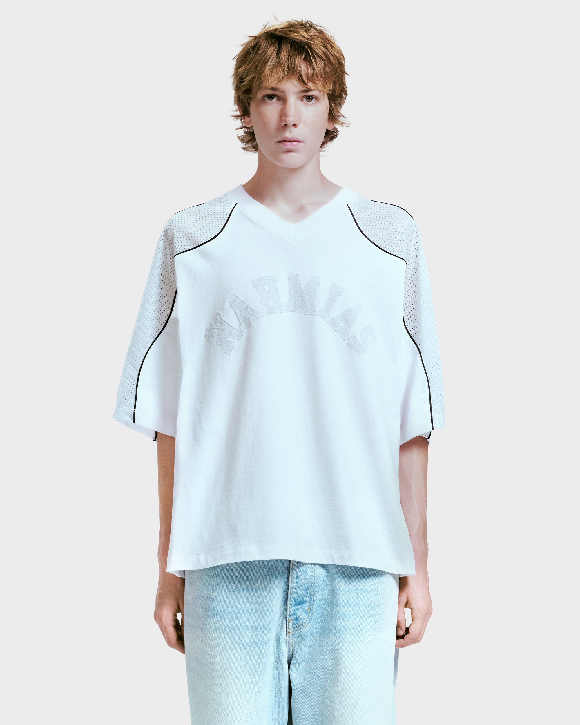 TONAL OLLIE JERSEY IN WHITE