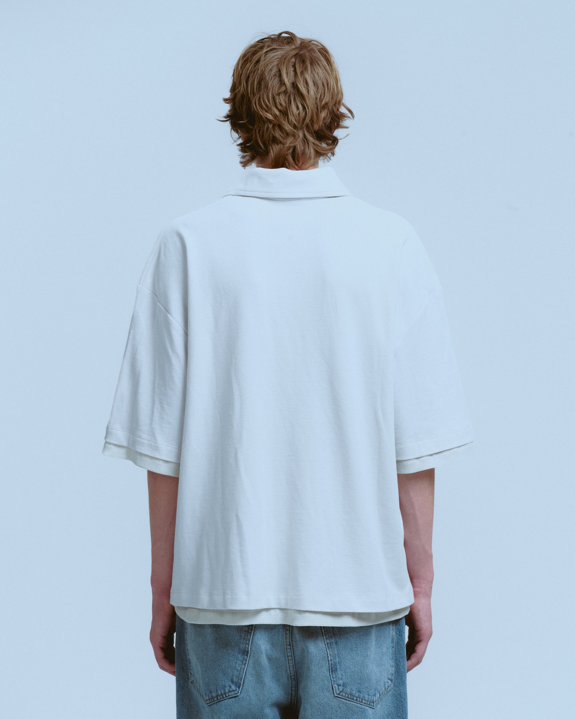 DESTROYED SHORT SLEEVE POLO