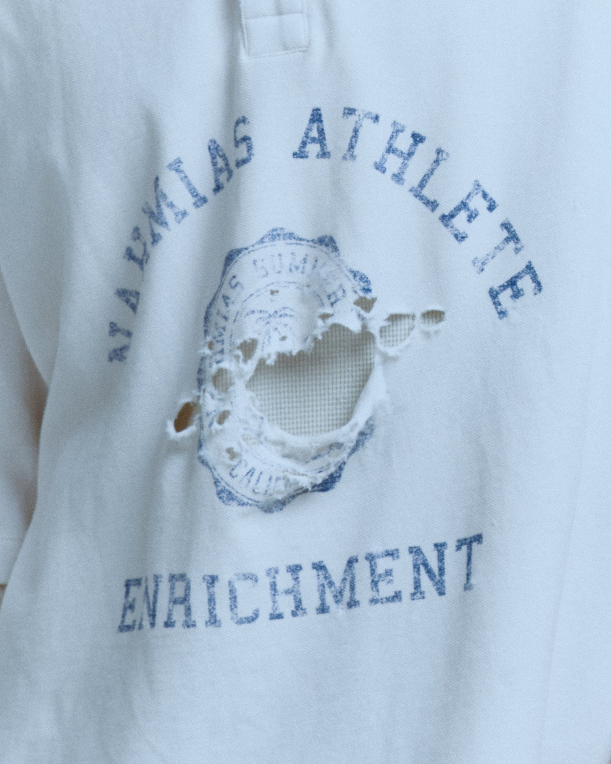DESTROYED SHORT SLEEVE POLO
