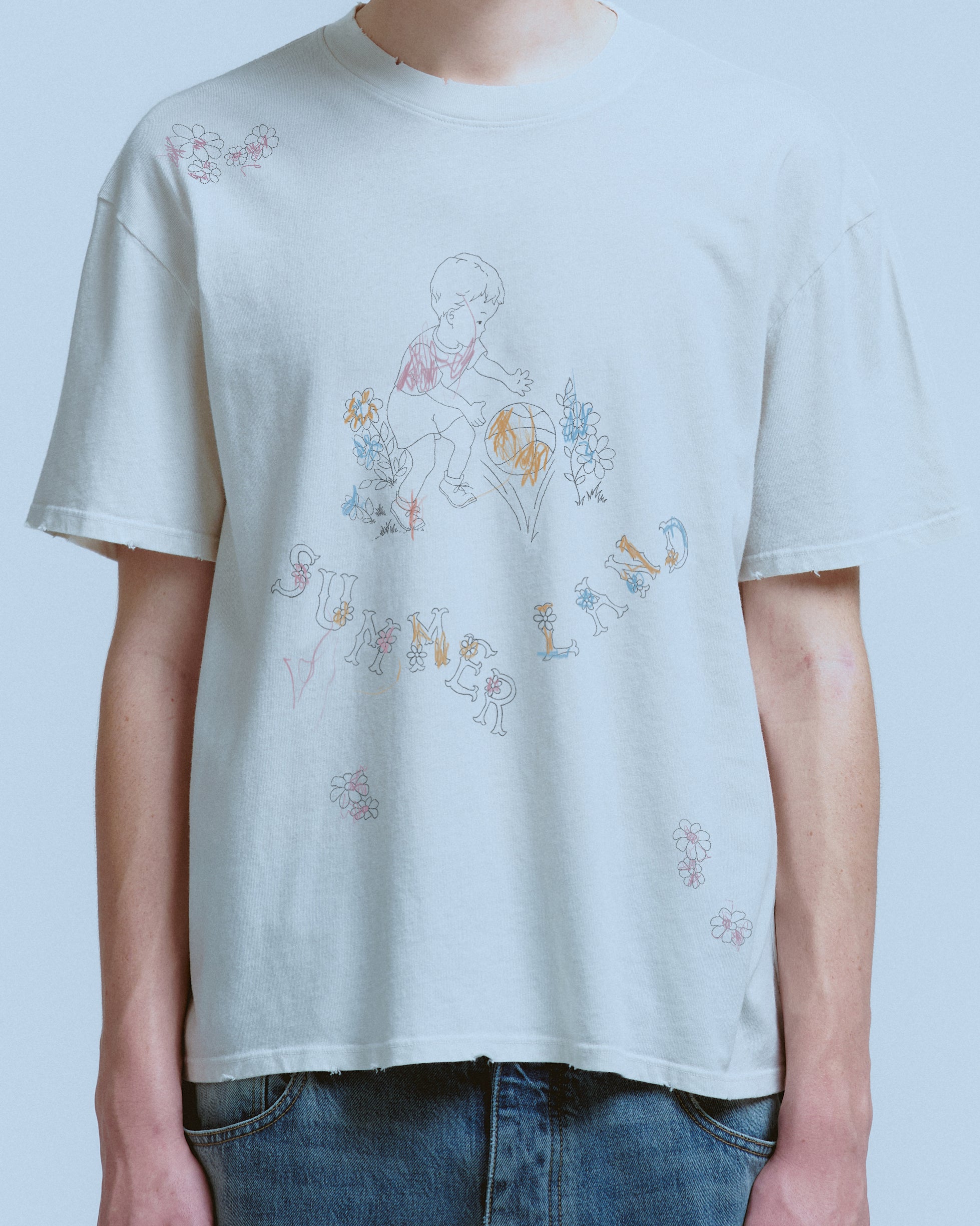 SCRIBBLE BOXY TEE